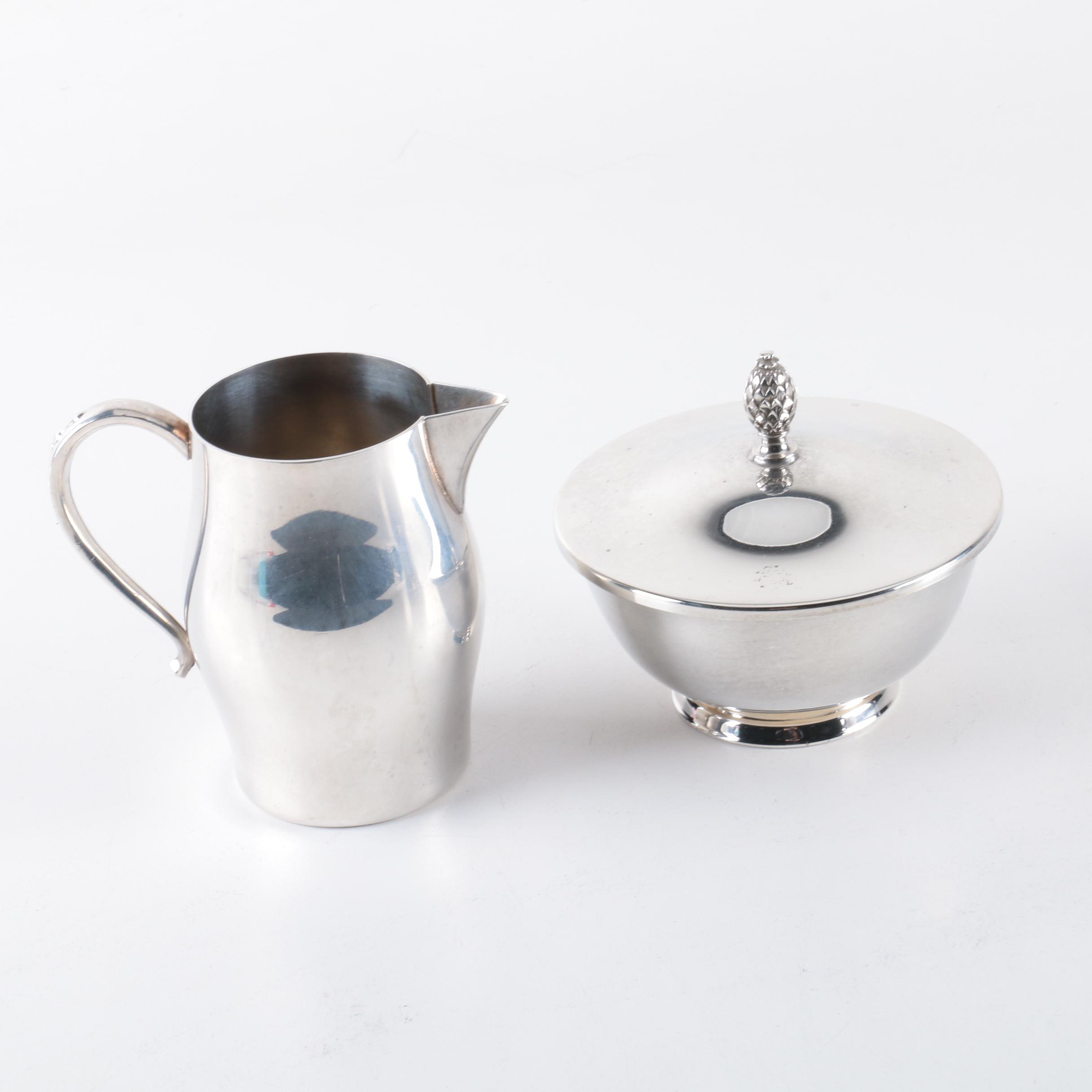 Oneida Paul Revere Style Silver Plate Coffee and Tea Service