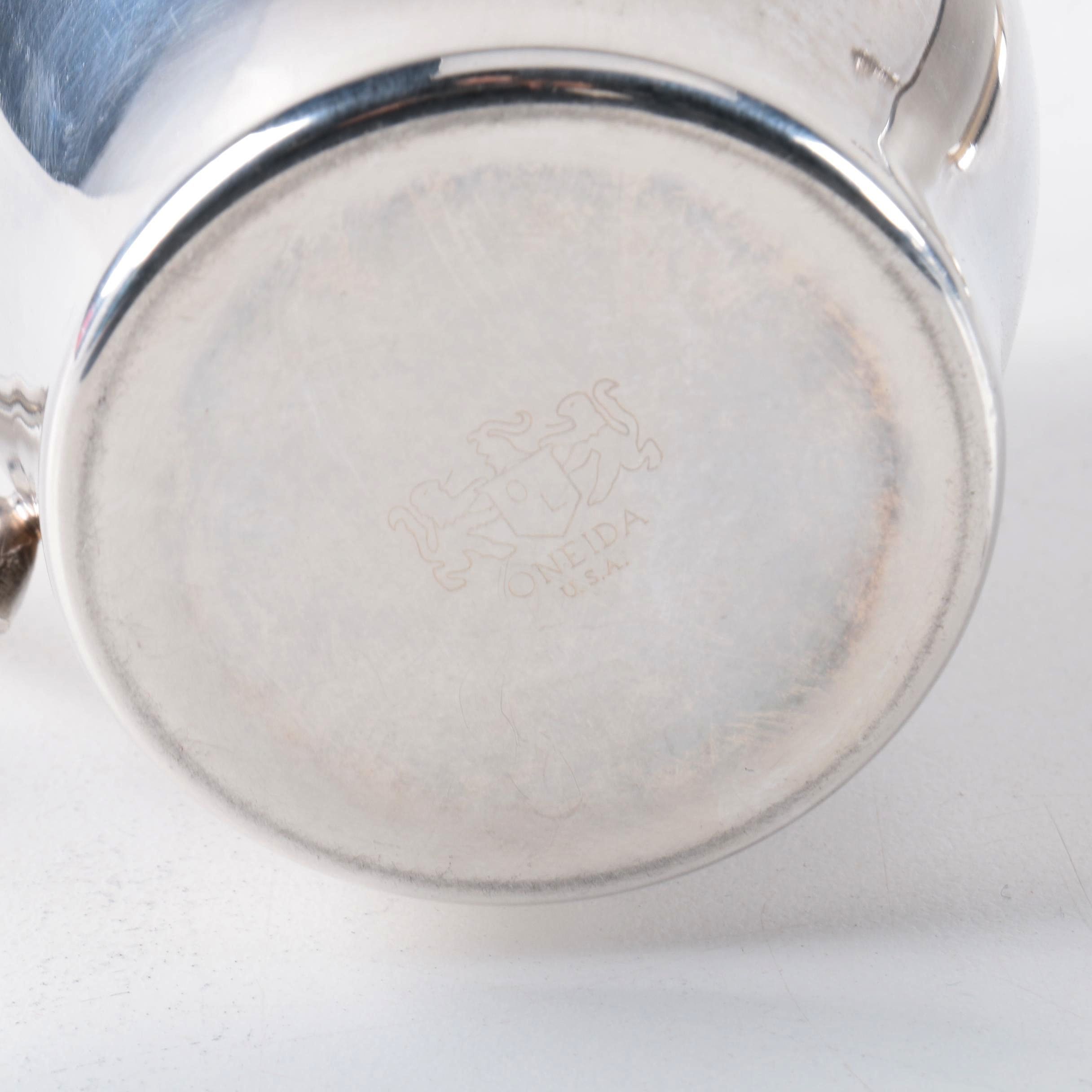 Oneida Paul Revere Style Silver Plate Coffee and Tea Service