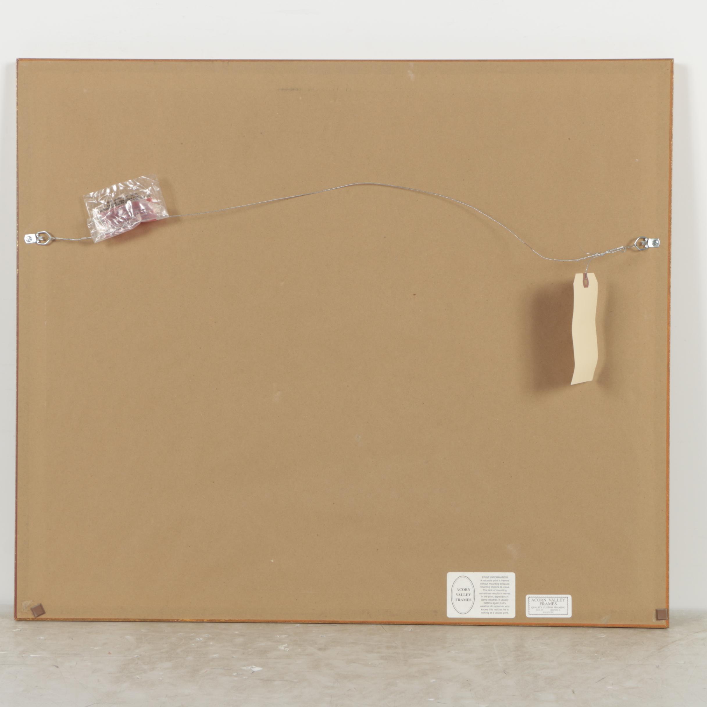 Limited Edition Offset Lithograph After Thomas Kinkade "The Miller's Cottage"