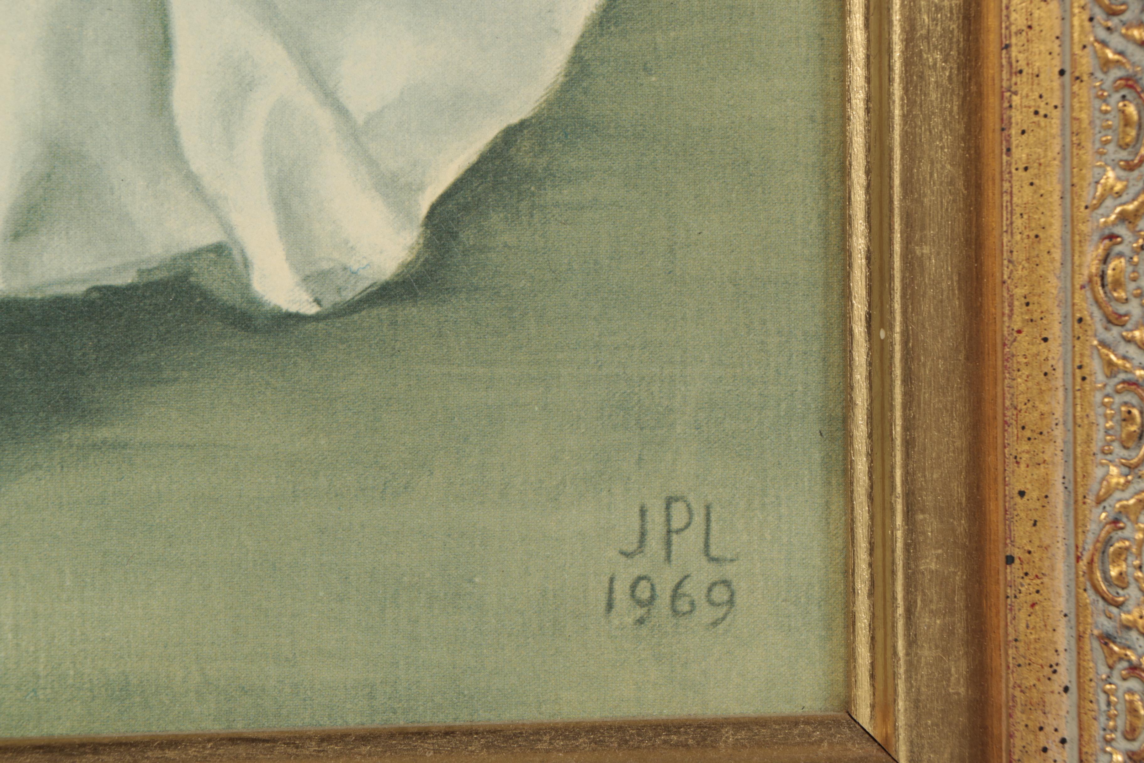 Offset Lithograph After Joanne Pemberton Longman's "Lady in a Blue Dress"