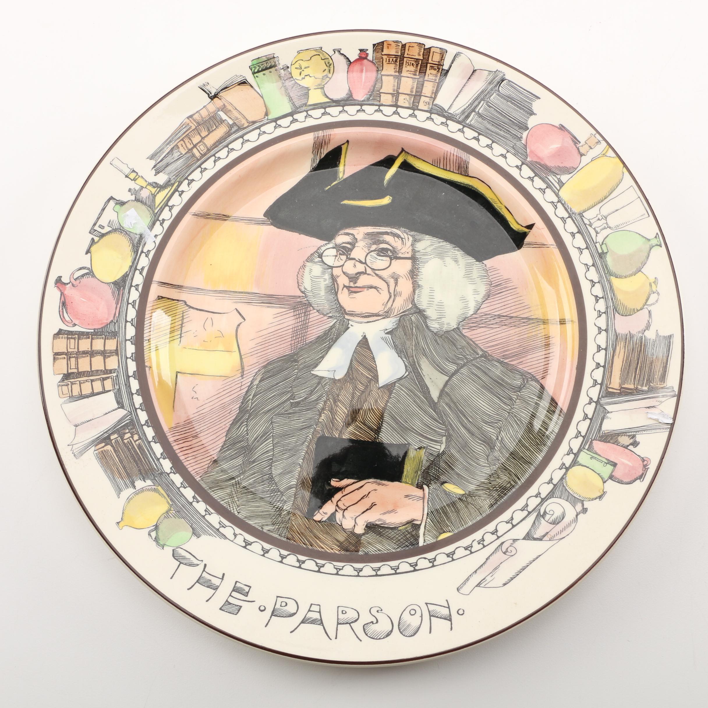 Vintage Royal Doulton Seriesware Including "Sir Roger De Coverly" Plates