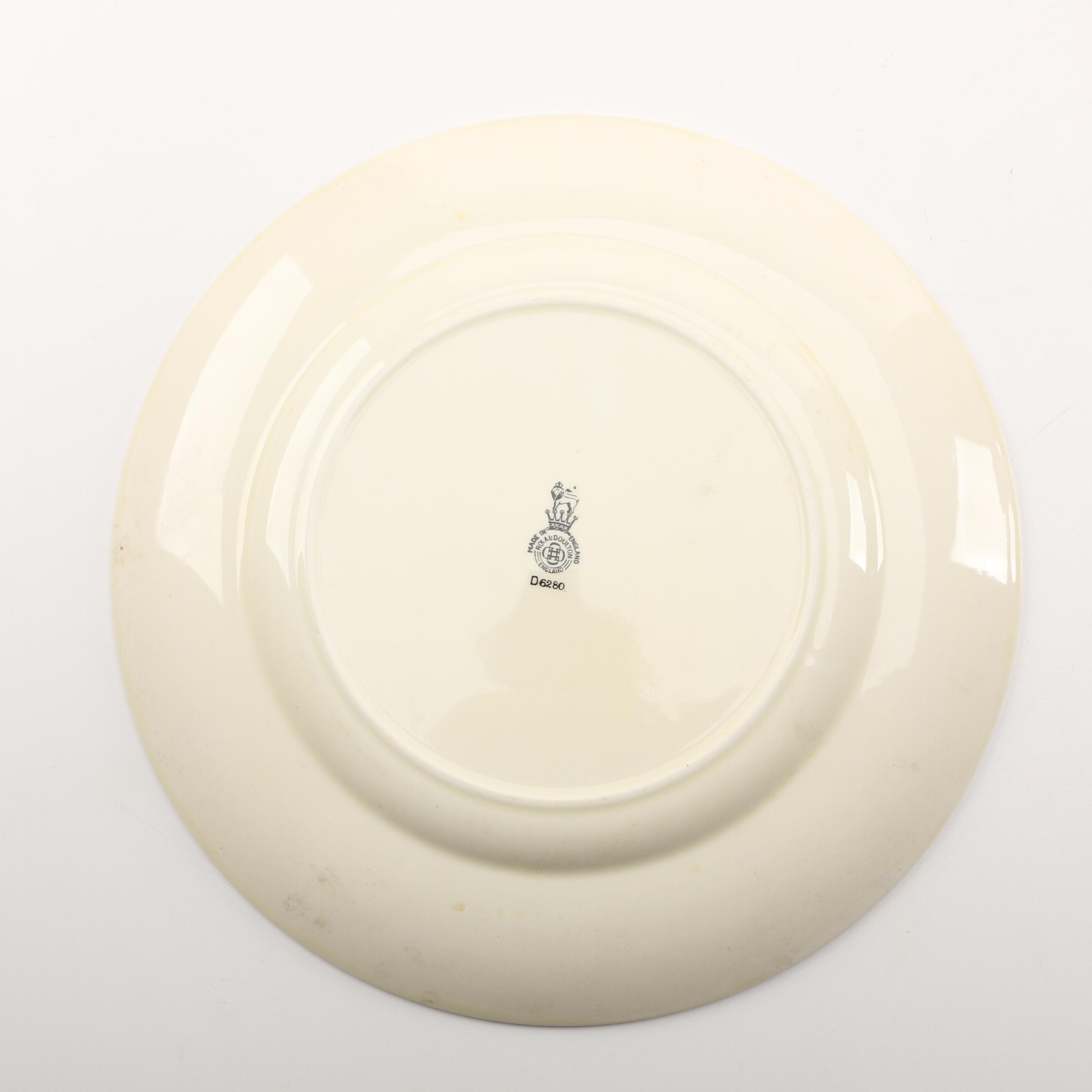 Vintage Royal Doulton Seriesware Including "Sir Roger De Coverly" Plates