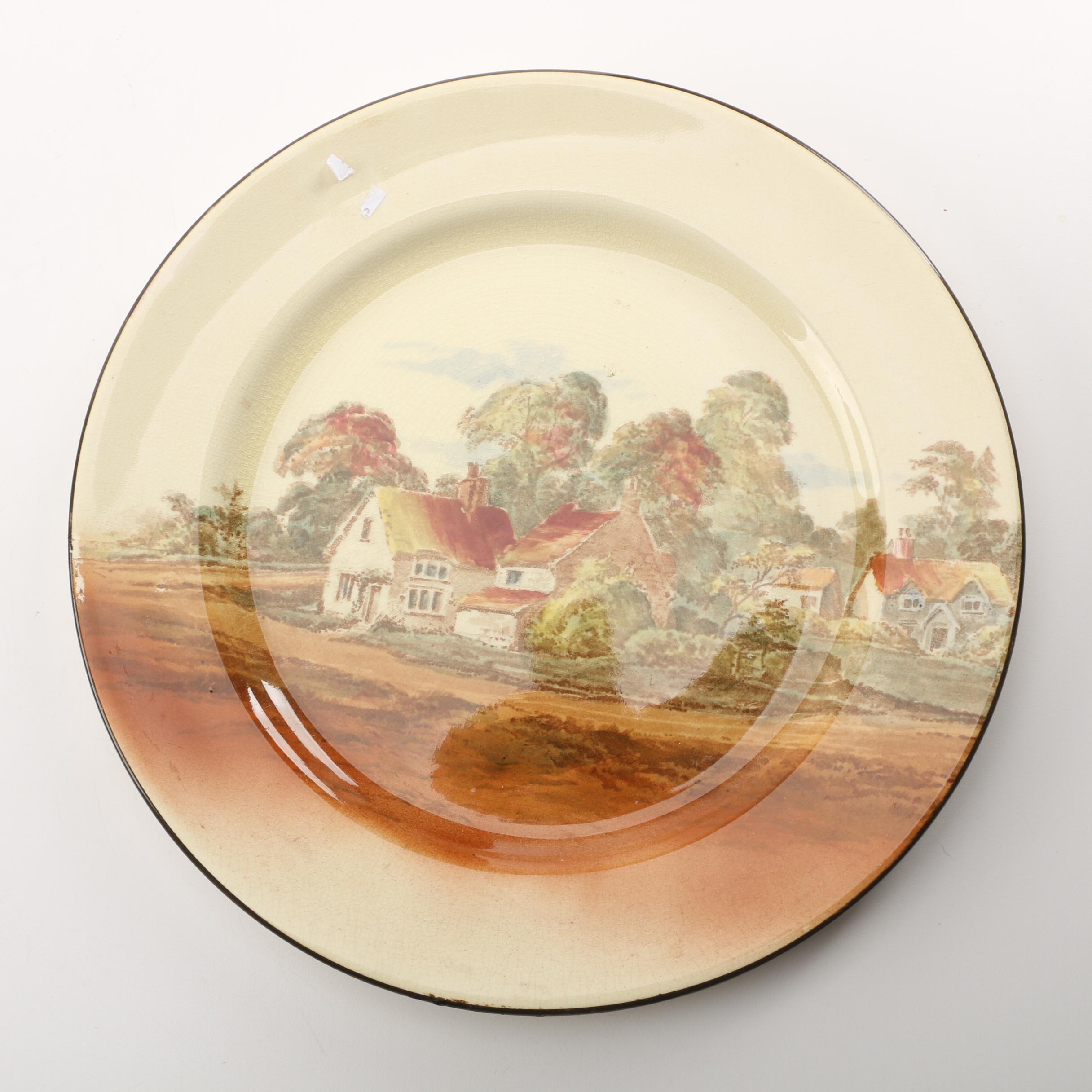 Vintage Royal Doulton Seriesware Including "Sir Roger De Coverly" Plates