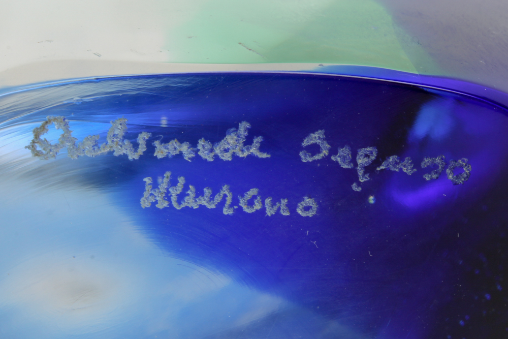 Archimede Seguso Murano Art Glass Fish Sculpture