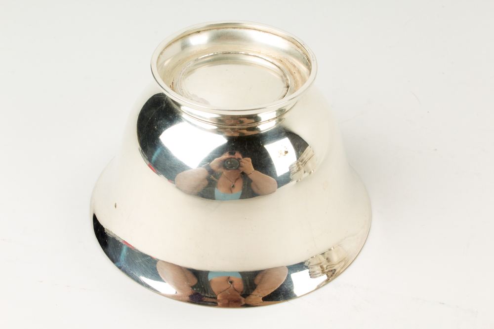 Vintage Paul Revere Style Silver Plate Bowl Set