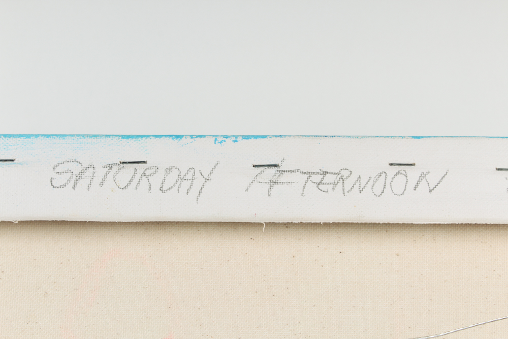 Linda Sasse Acrylic Painting on Canvas "Saturday Afternoon"