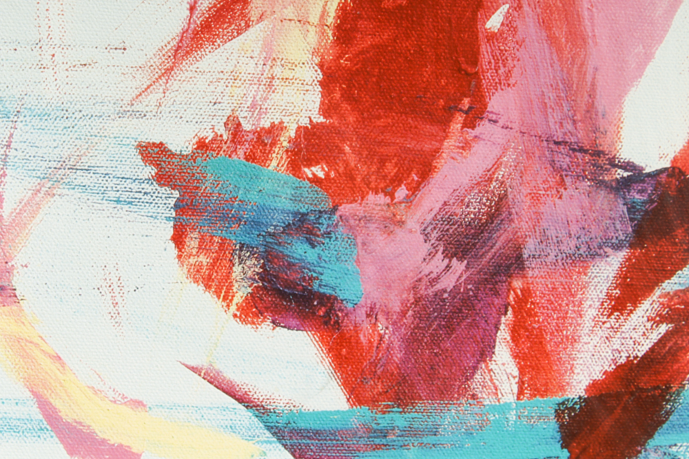 Reproduction Print After a Painting by Ruby the Elephant