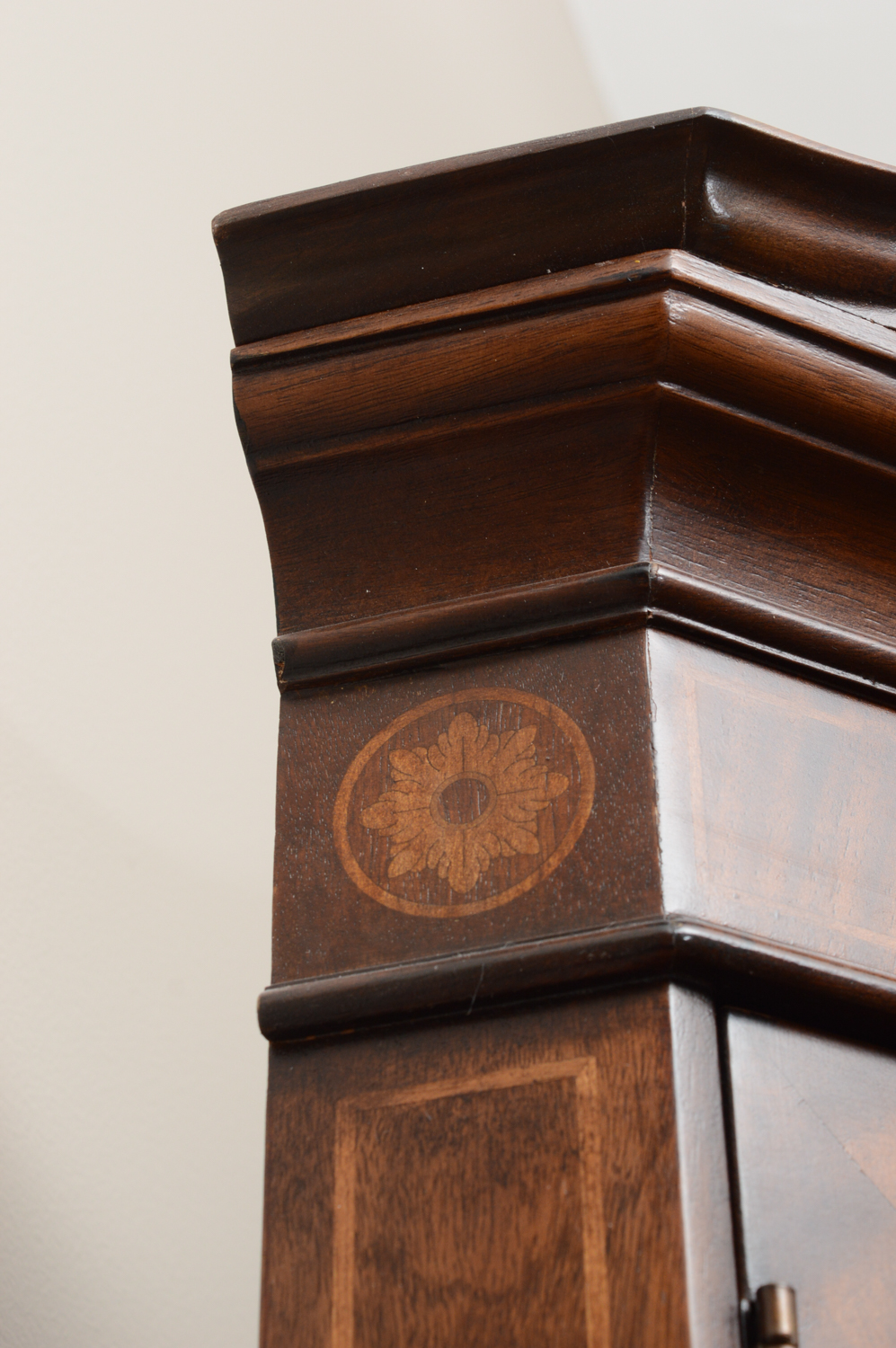 Chippendale Style Lighted Corner Cabinet