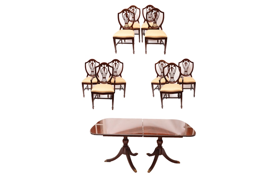 Mahogany Dining Set by Gibbard Furniture Company