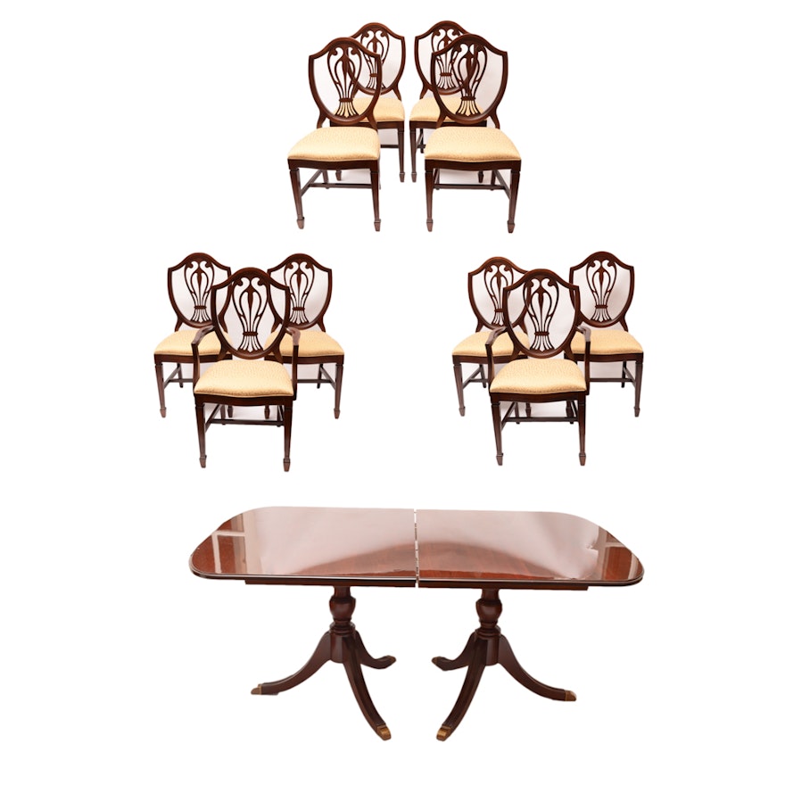 Mahogany Dining Set by Gibbard Furniture Company