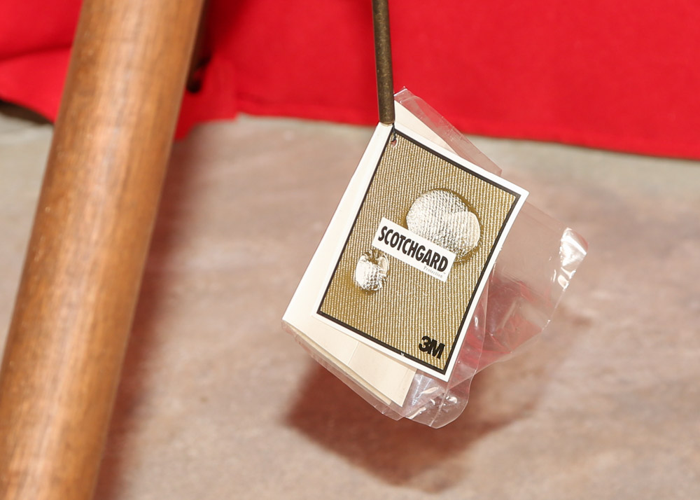 Pottery Barn Outdoor Umbrella and Martha Stewart Base