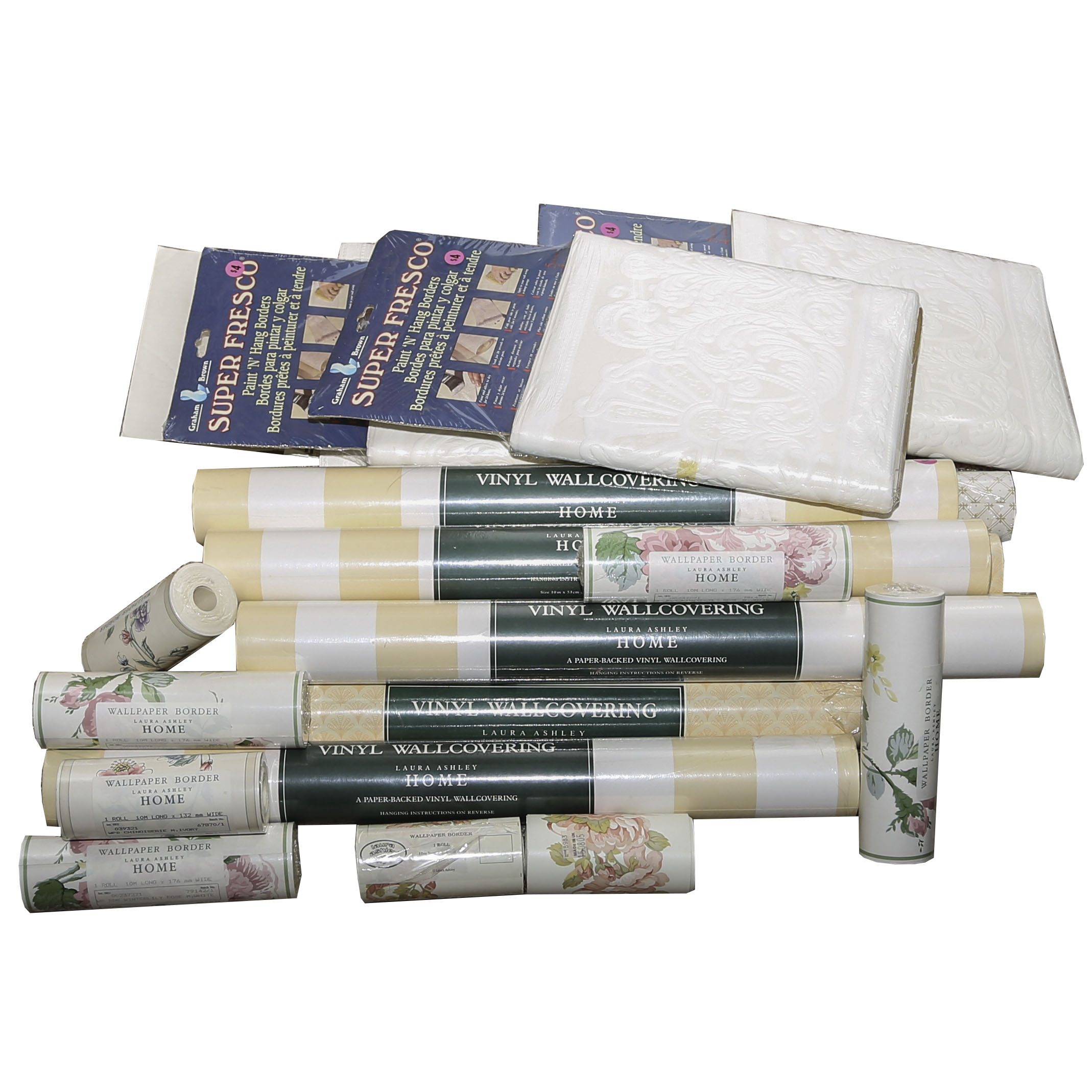 Laura Ashley Wallpapers and Super Fresco Trims