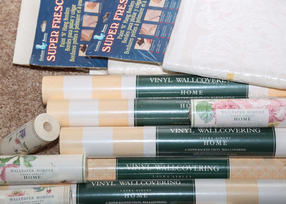 Laura Ashley Wallpapers and Super Fresco Trims