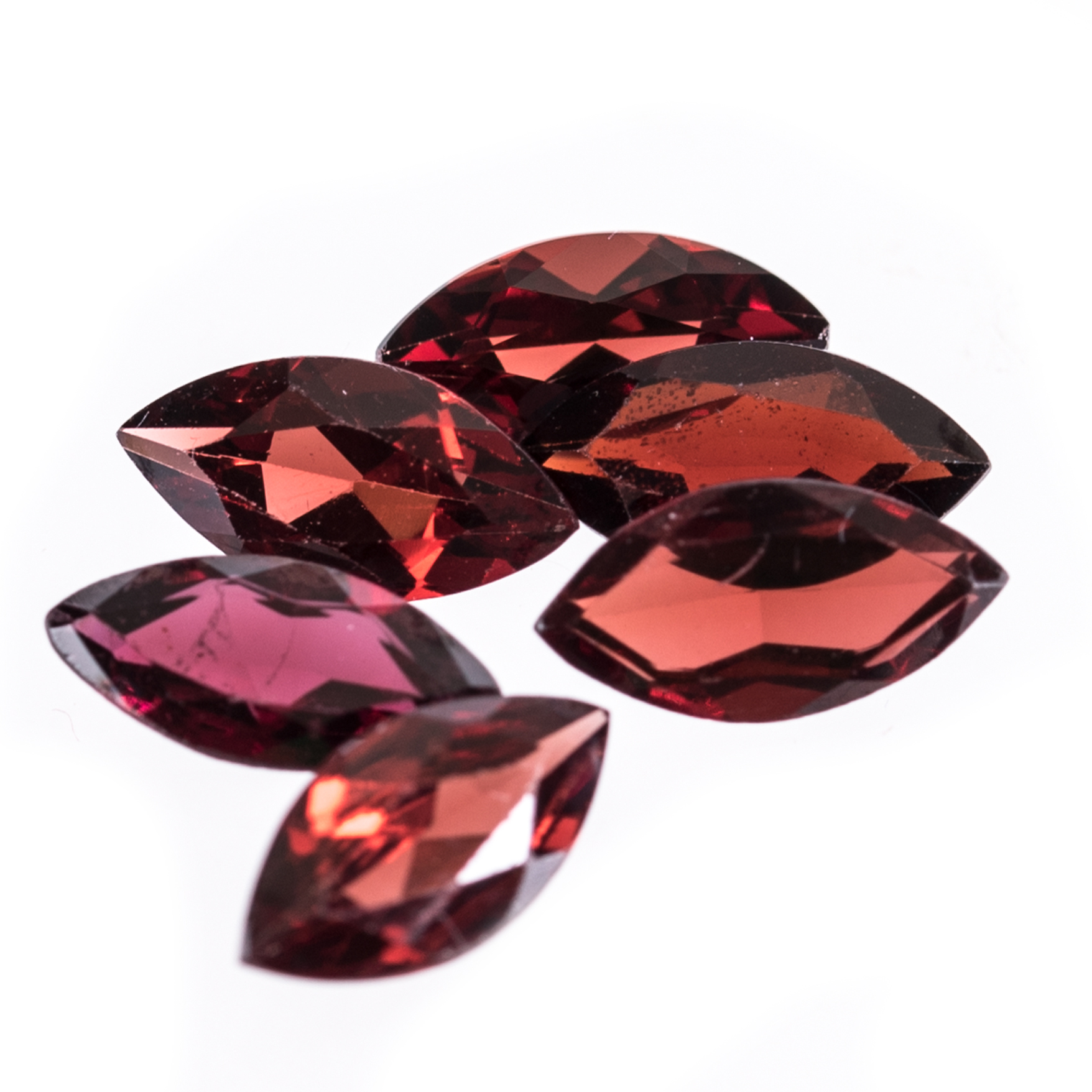 7.14 CTW Pyrope Almandine Garnet Gemstones