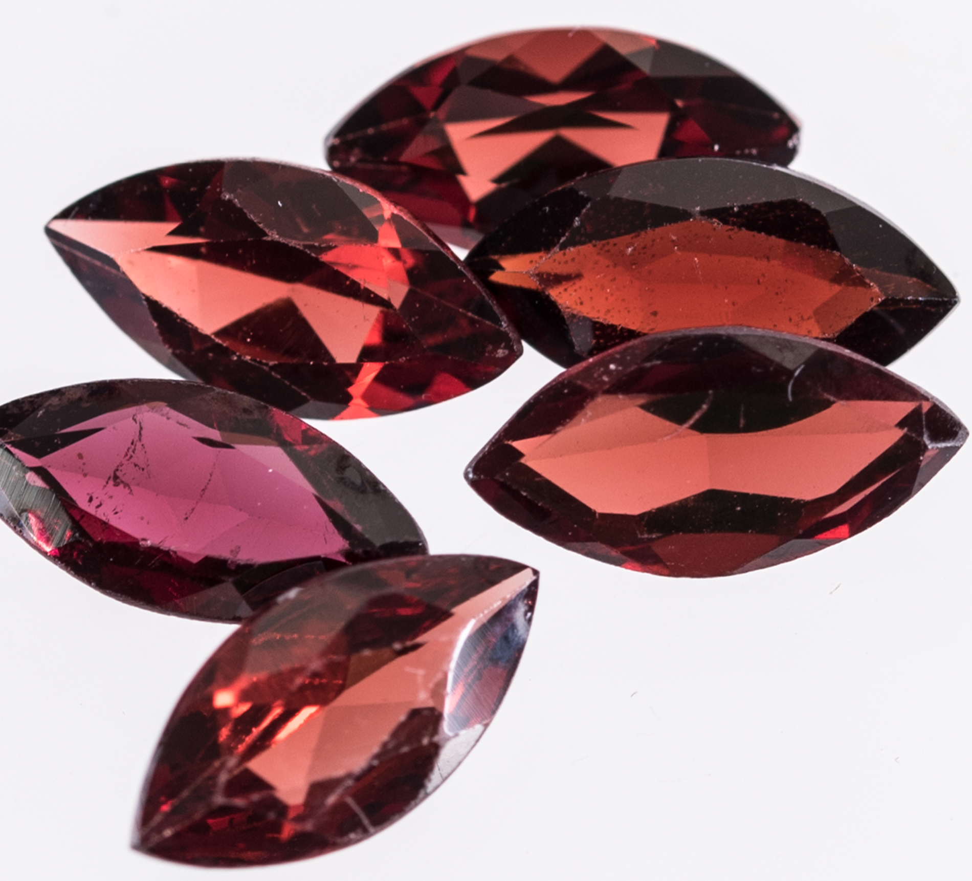 7.14 CTW Pyrope Almandine Garnet Gemstones