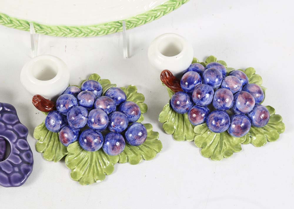 Mane Lion Italian Hand-Painted Ceramic Tableware