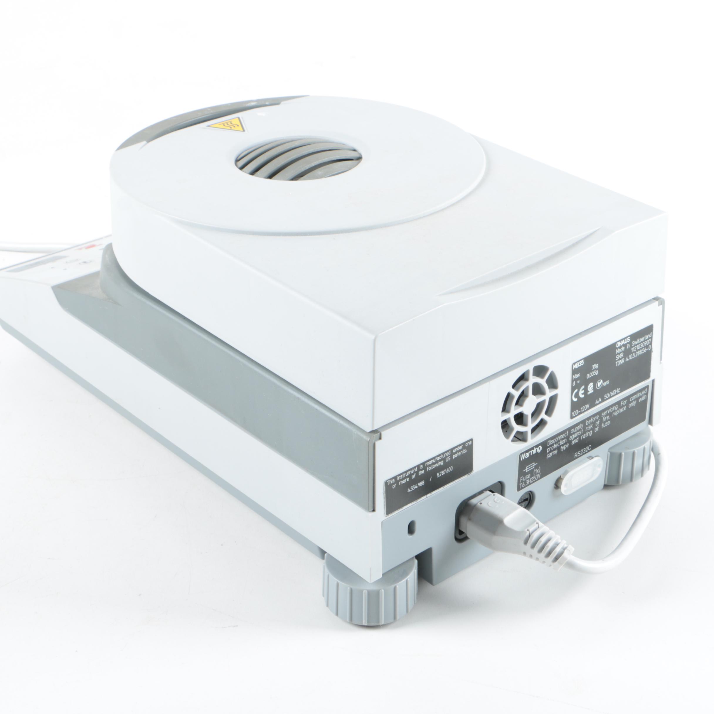 Ohaus MB35 Moisture Analyzer