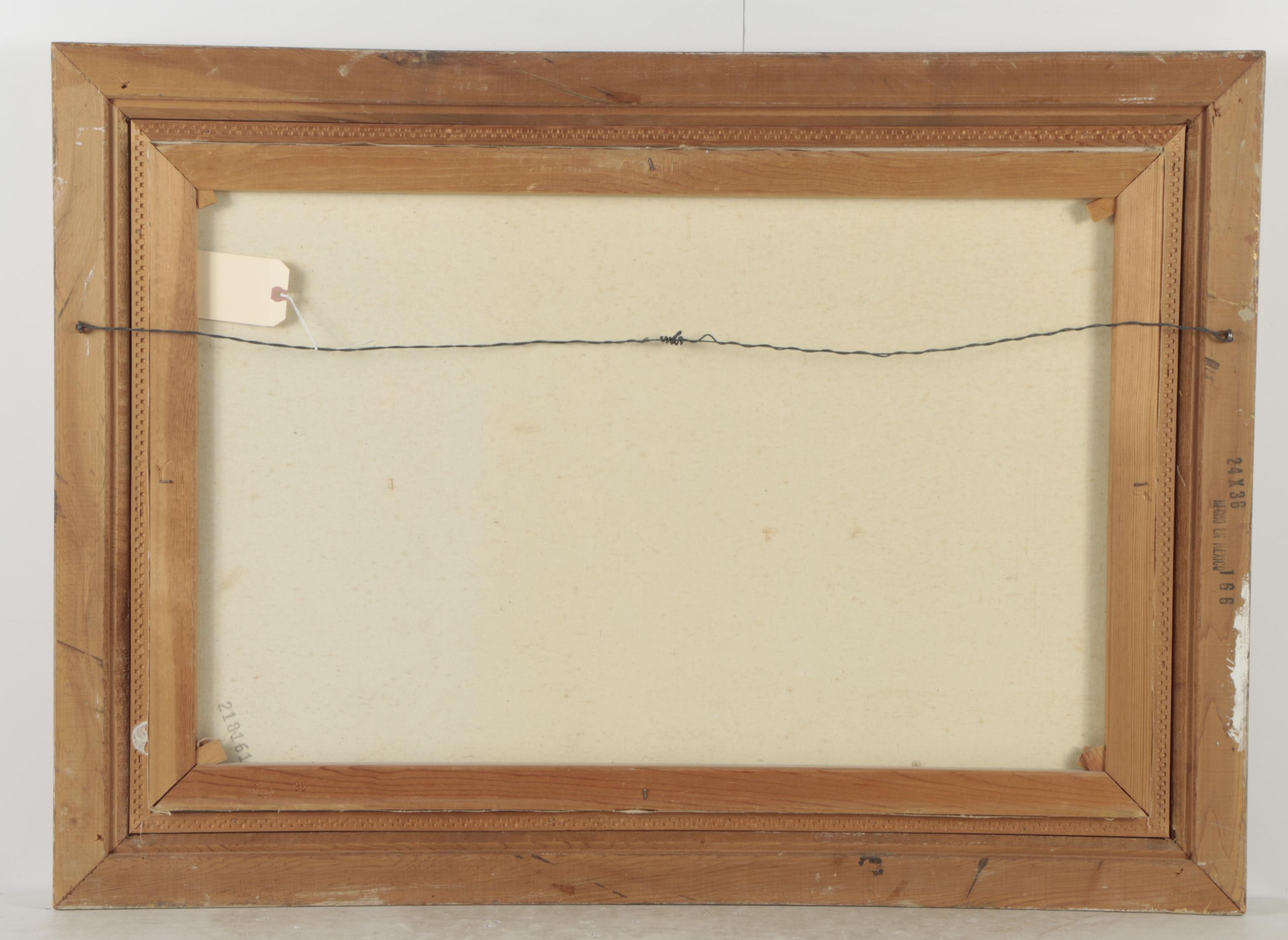 A. Silver Oil Painting of Flowers