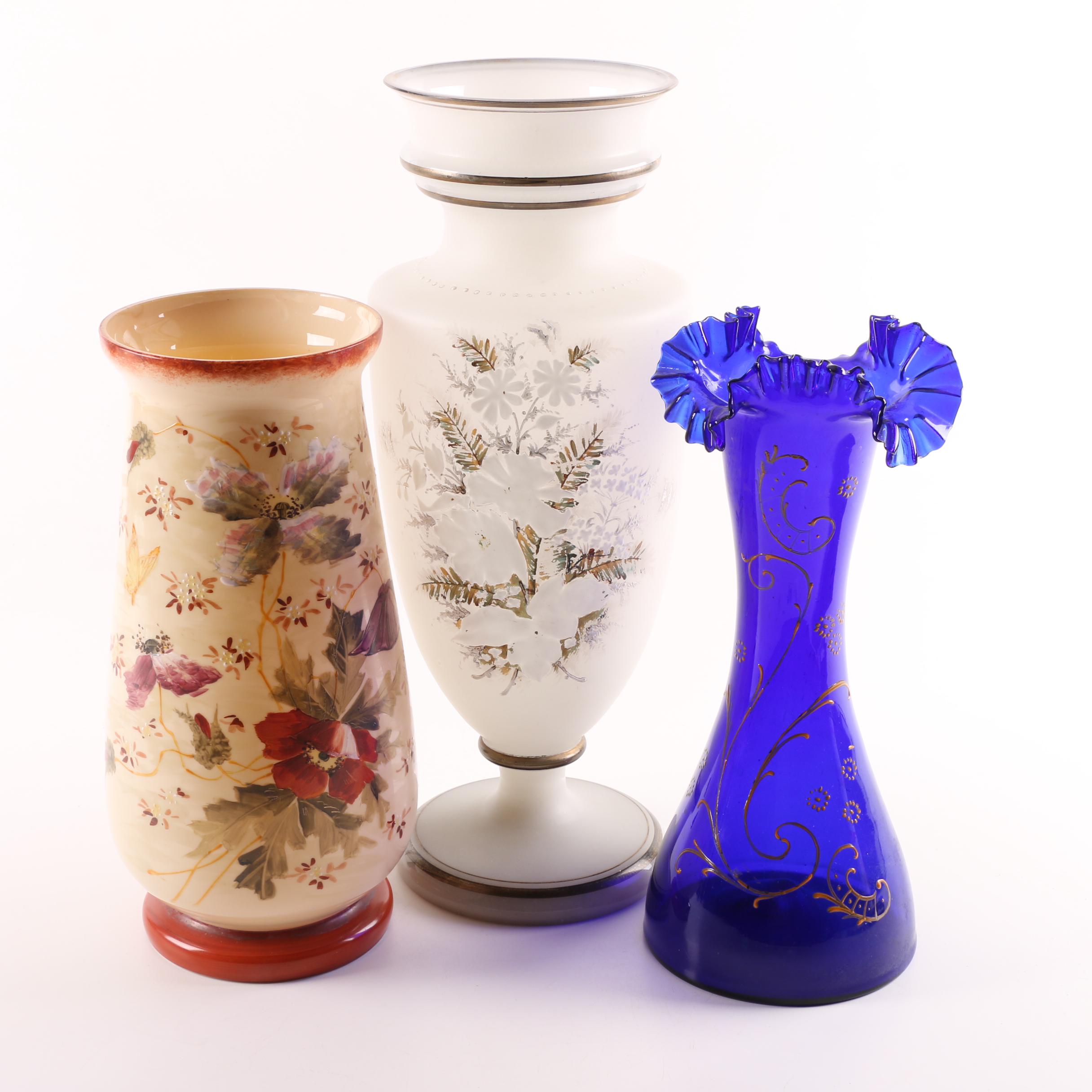Art Glass and Ceramic Vases