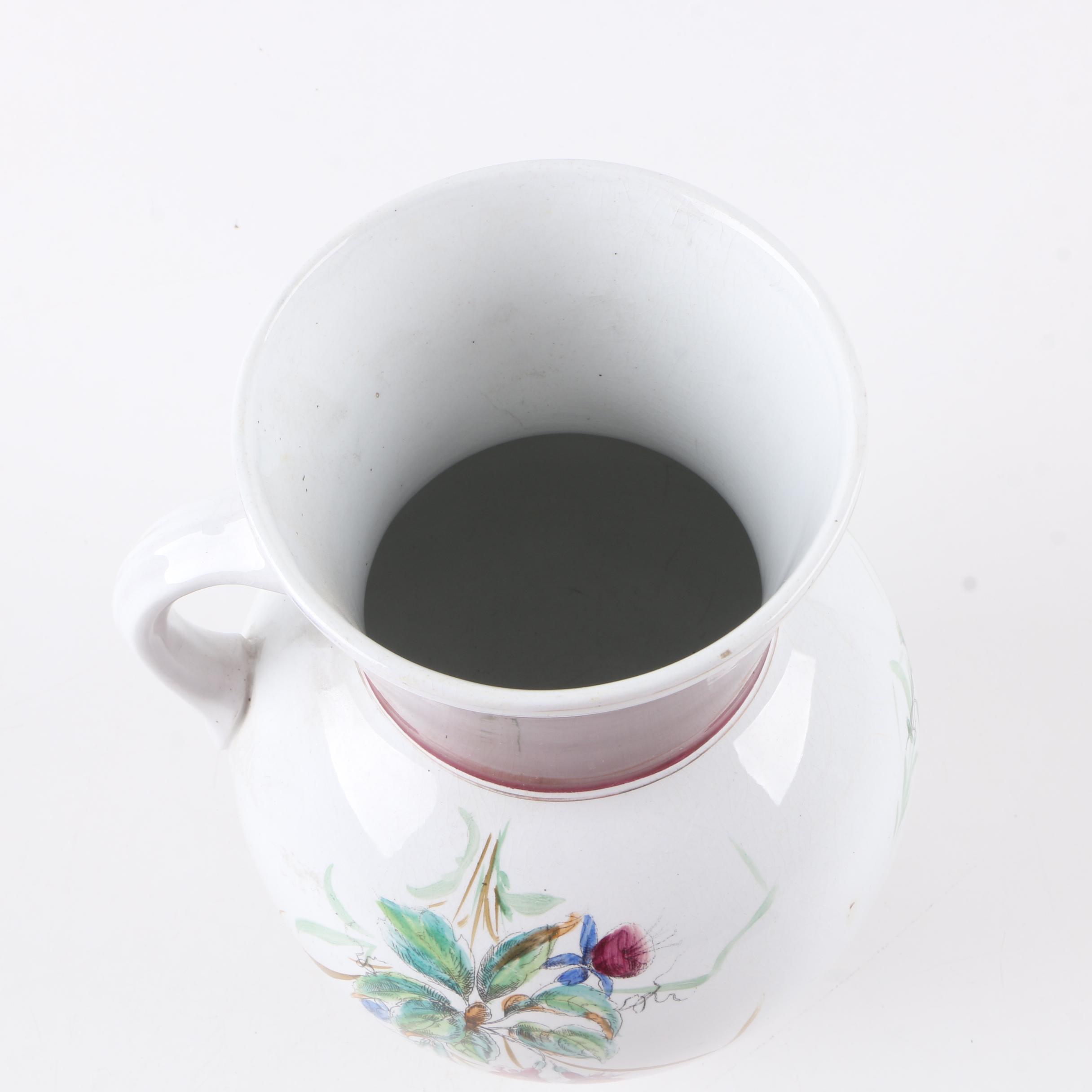 Ironstone Pitcher and Slop Jar