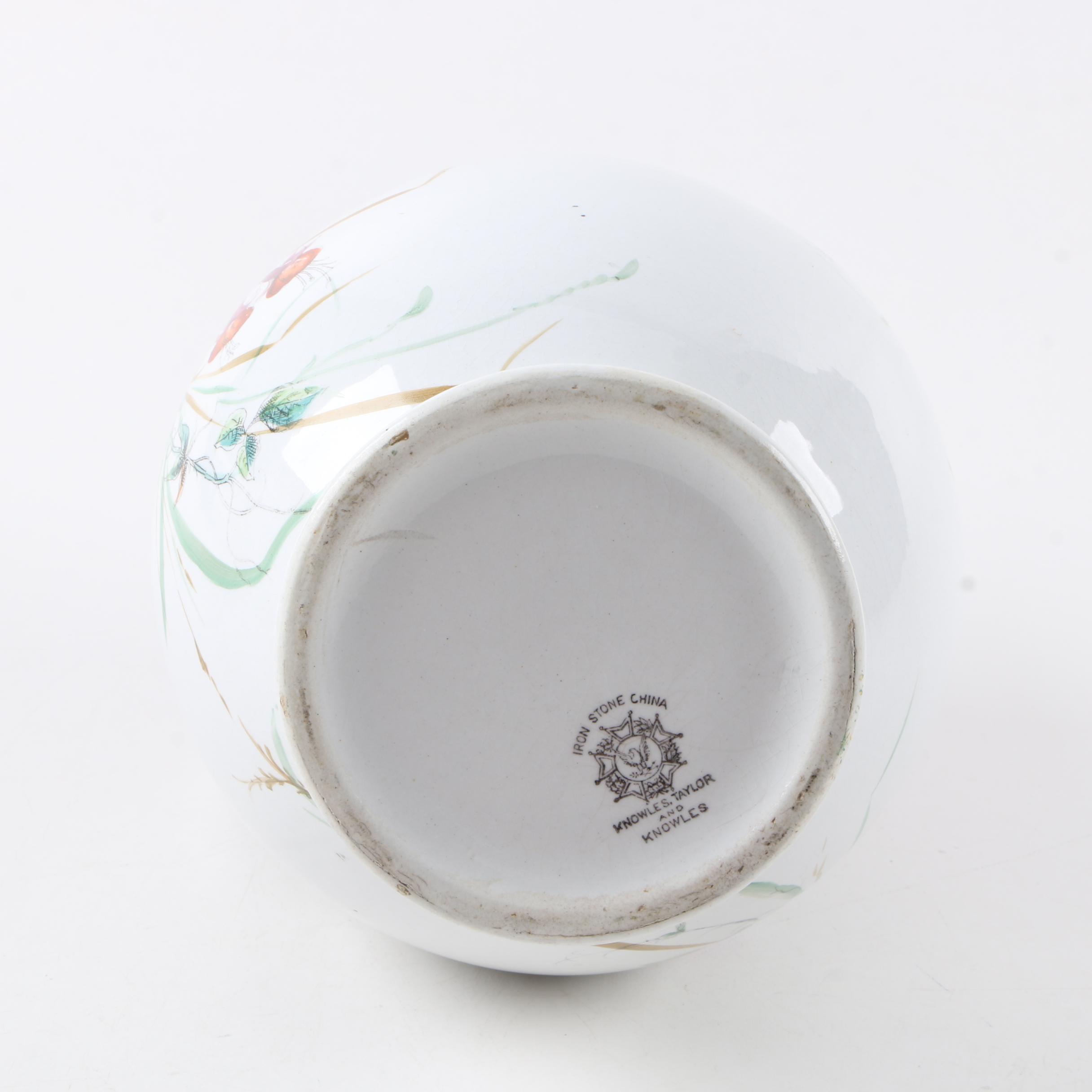 Ironstone Pitcher and Slop Jar