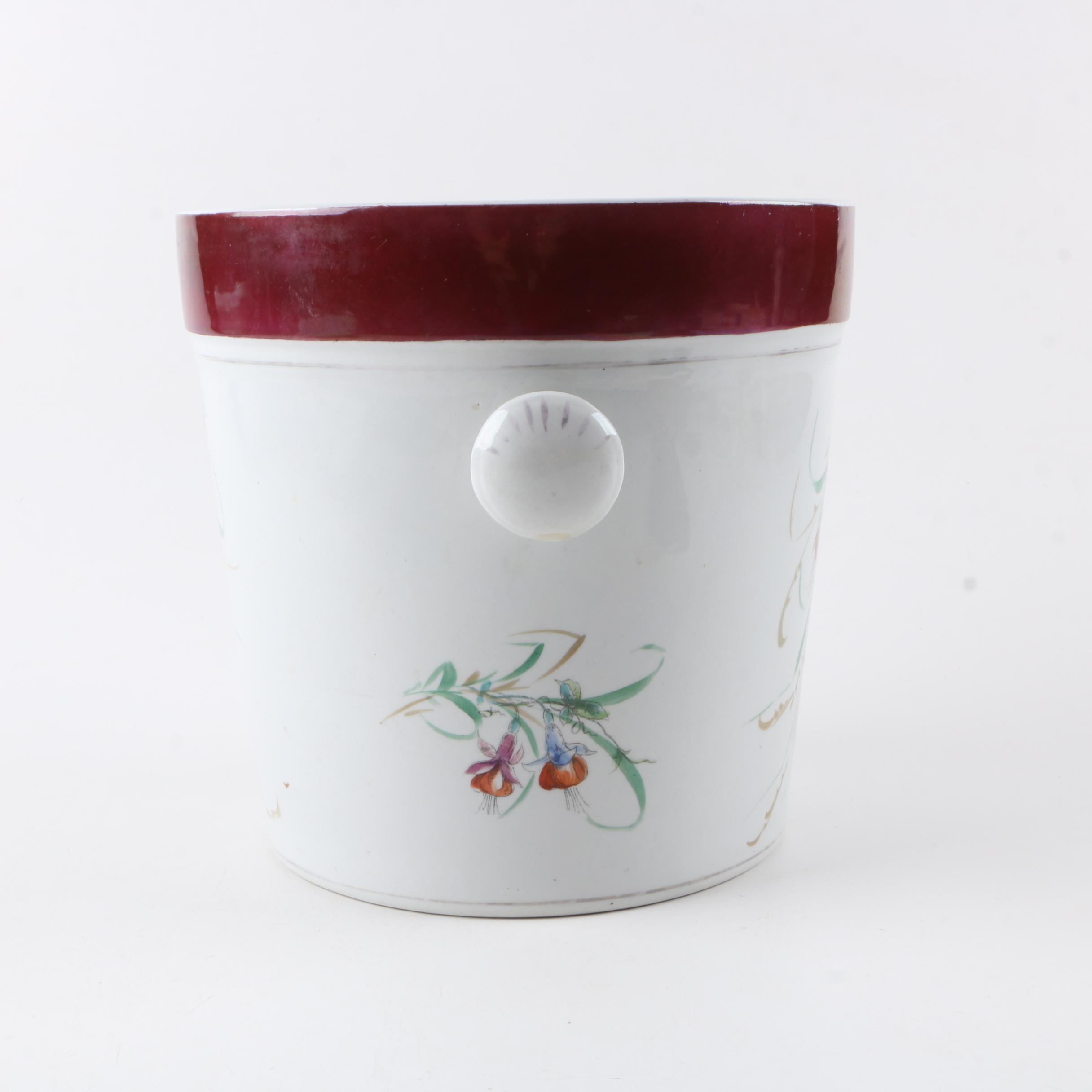 Ironstone Pitcher and Slop Jar