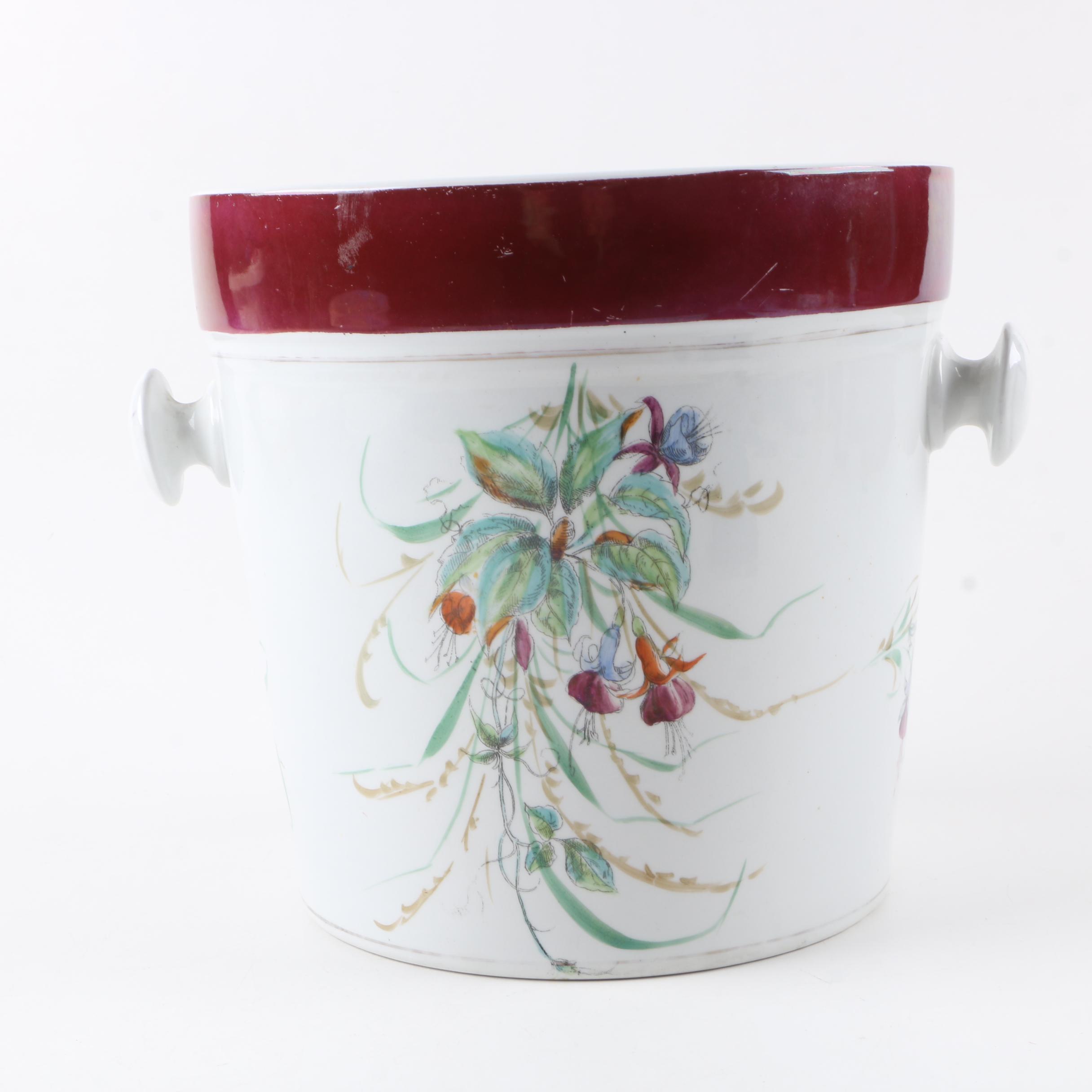 Ironstone Pitcher and Slop Jar