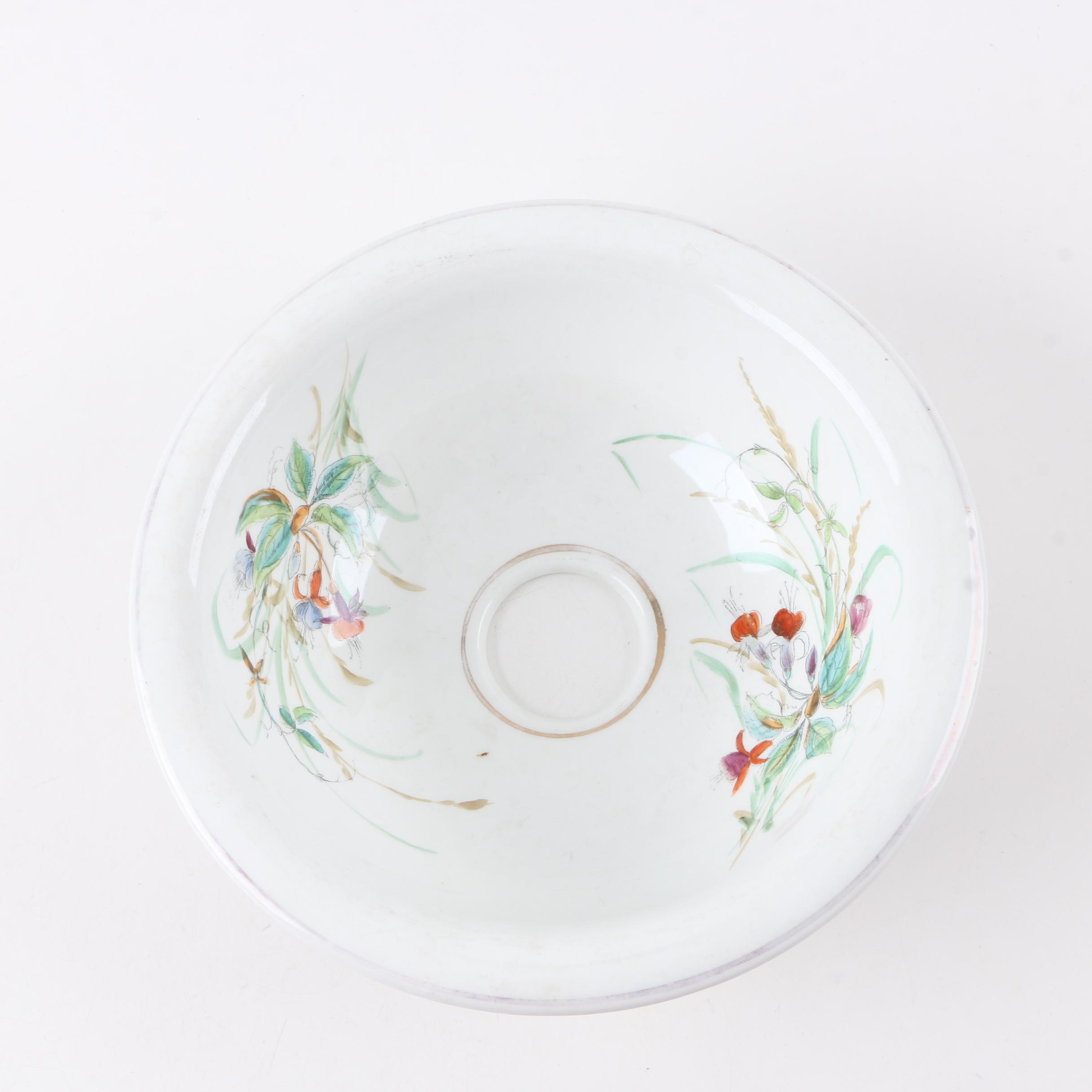 Ironstone Pitcher and Slop Jar