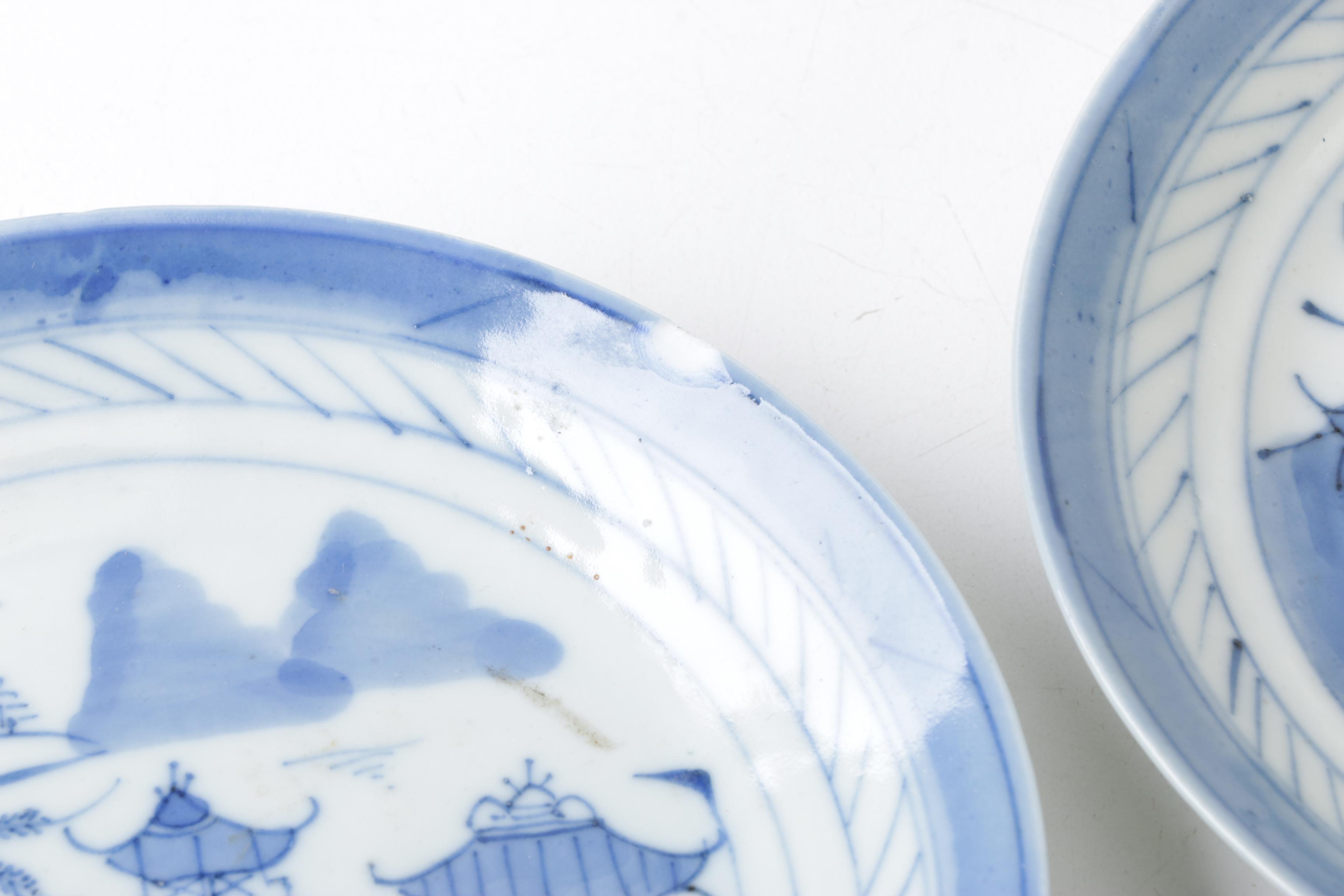 Antique Chinese Export Canton Porcelain Tableware