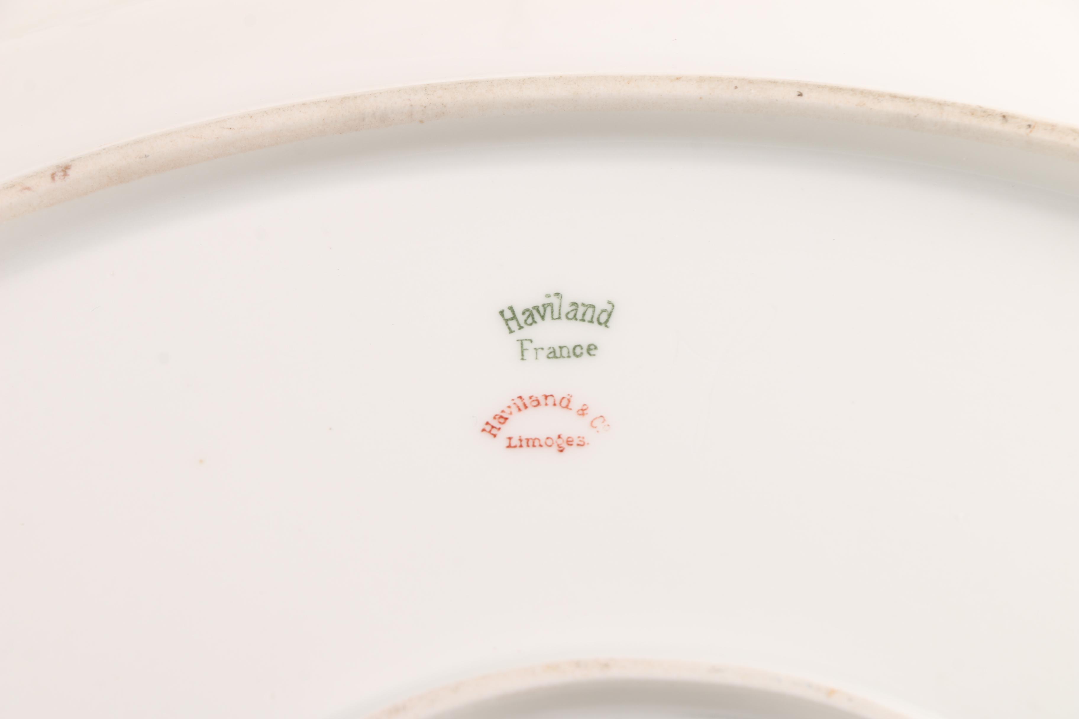 Vintage Haviland & Co. Limoges Porcelain Platters