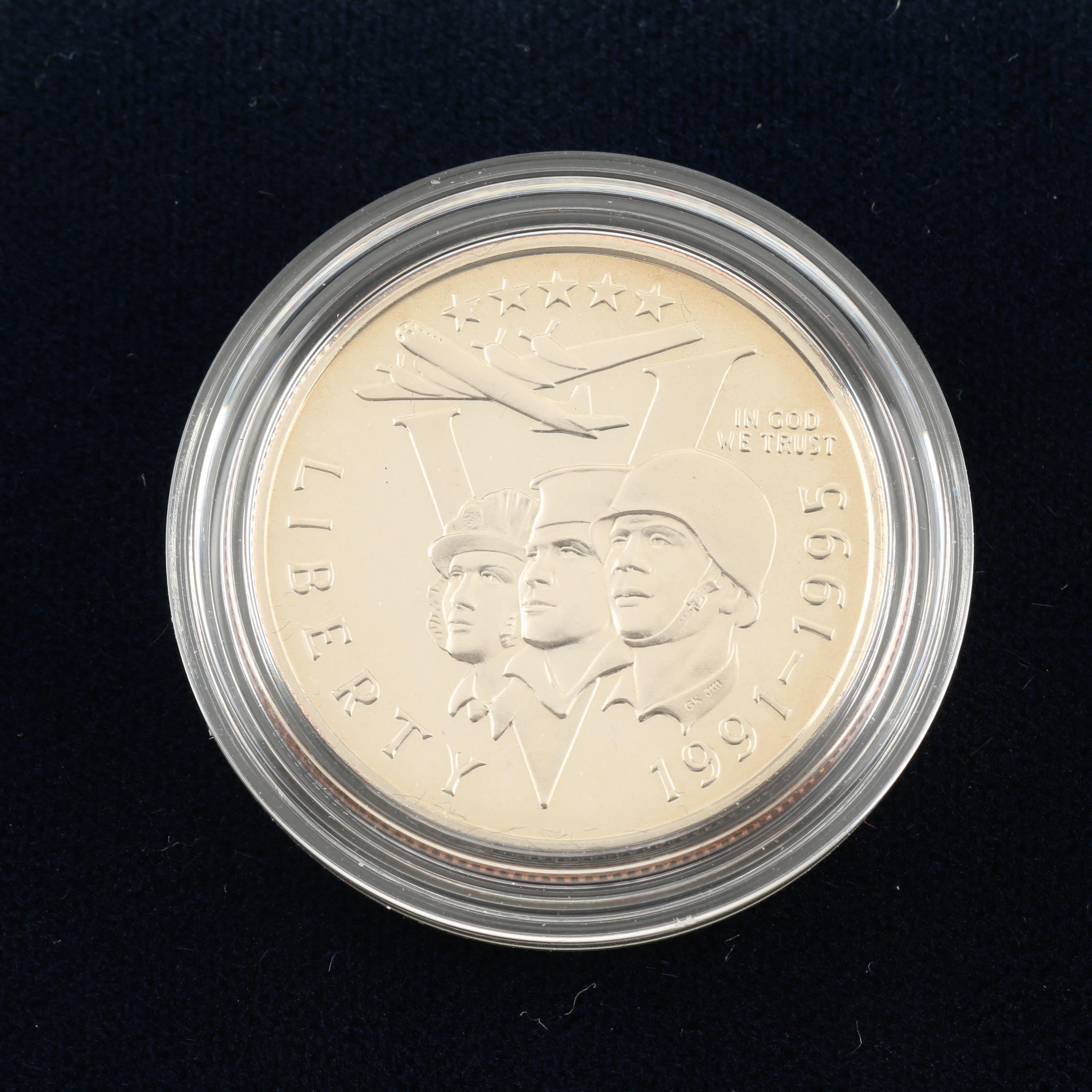 World War II and Korean War U.S. Commemorative Coin Sets