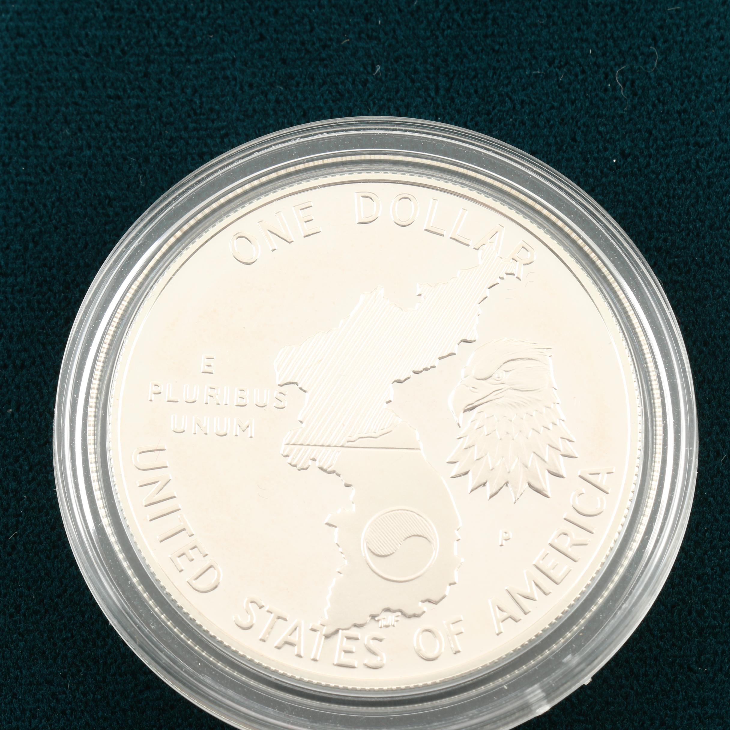 World War II and Korean War U.S. Commemorative Coin Sets