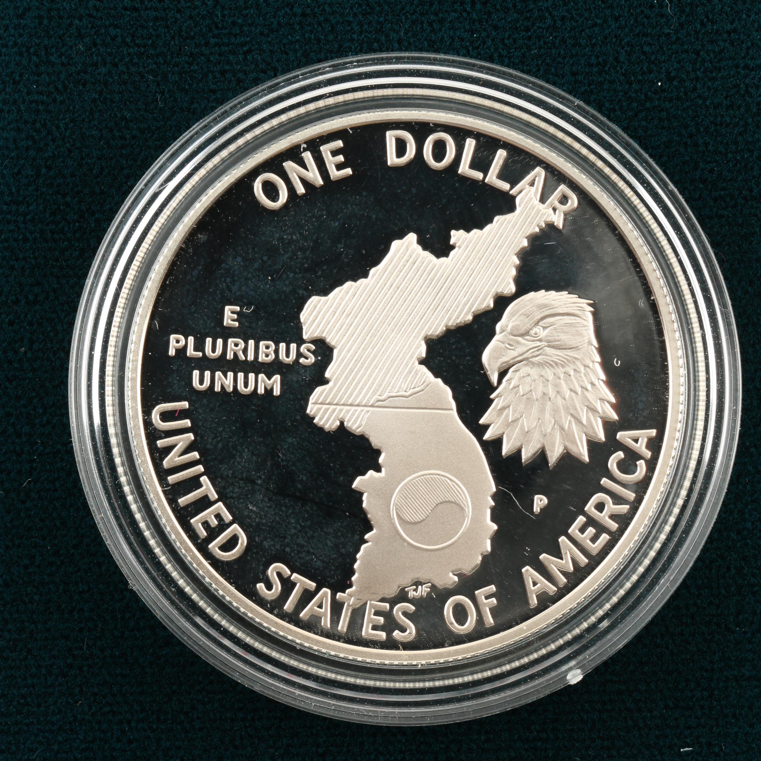 World War II and Korean War U.S. Commemorative Coin Sets