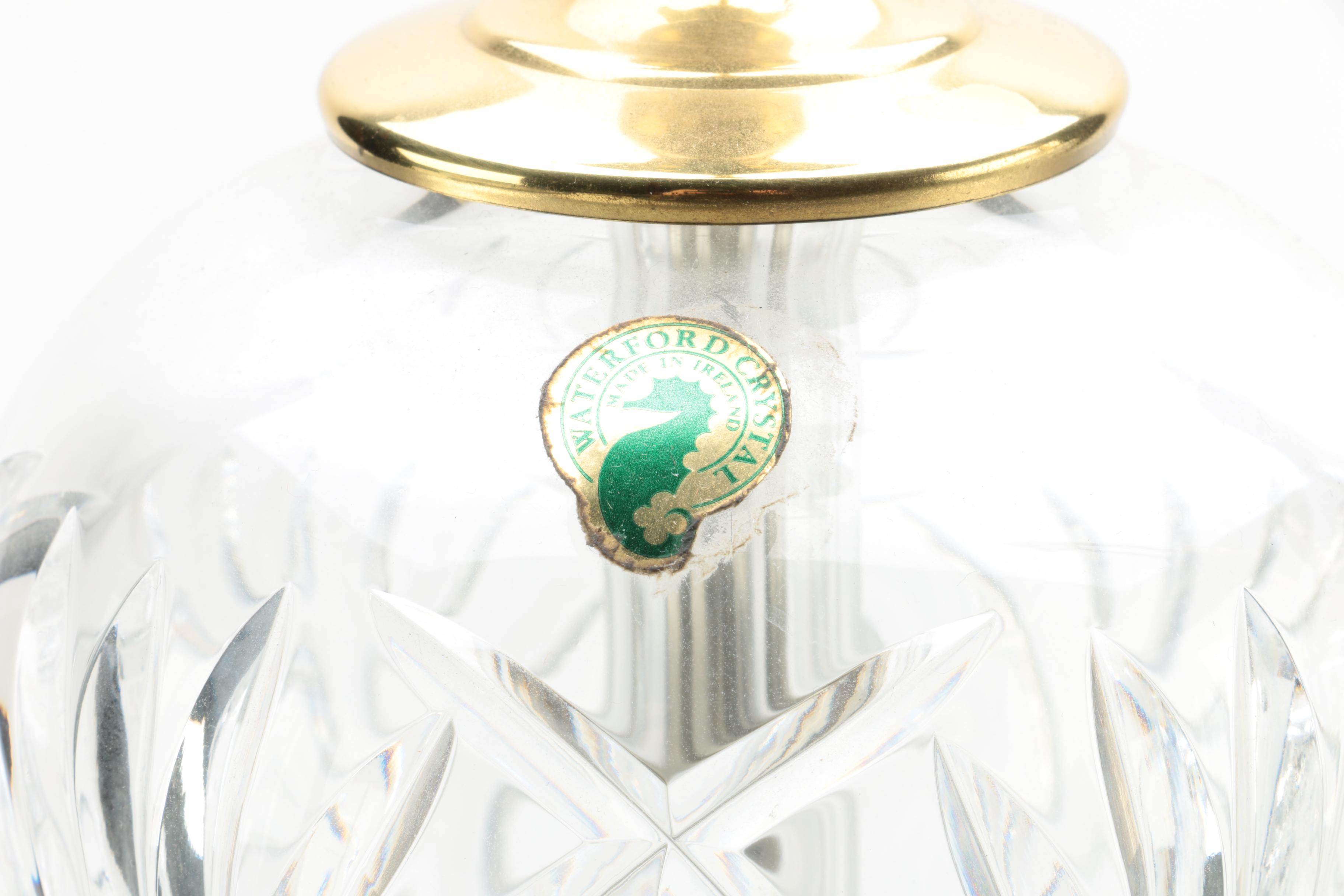 Waterford Crystal "Marlow" Buffet Lamps