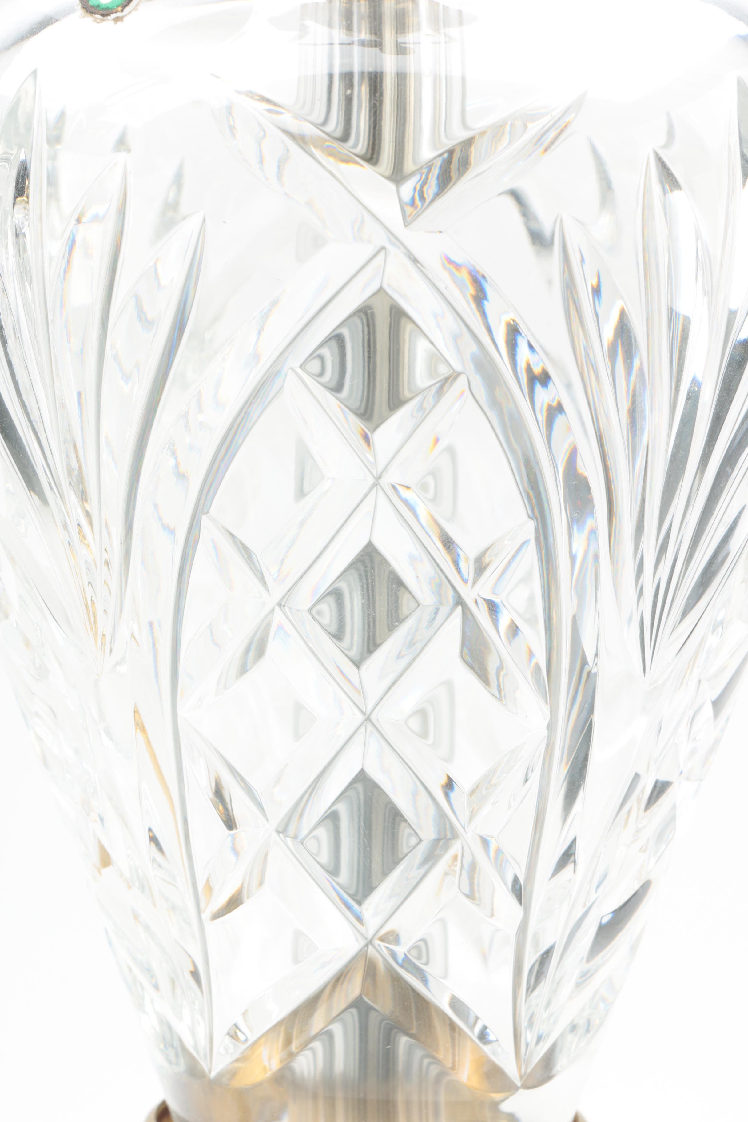 Waterford Crystal "Marlow" Buffet Lamps