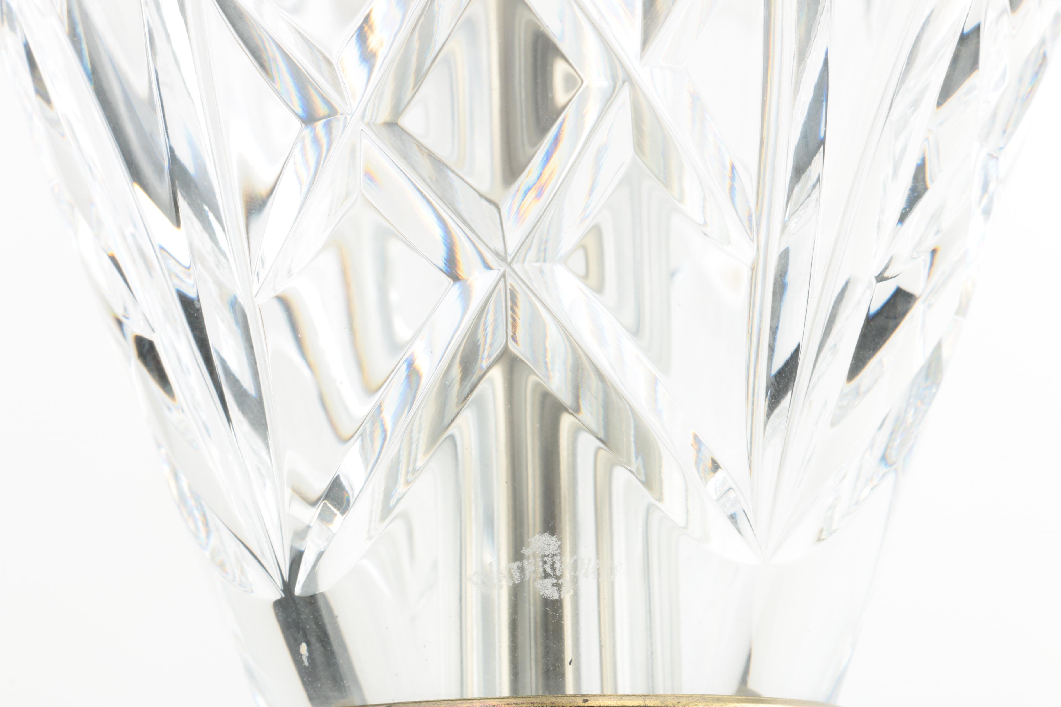 Waterford Crystal "Marlow" Buffet Lamps