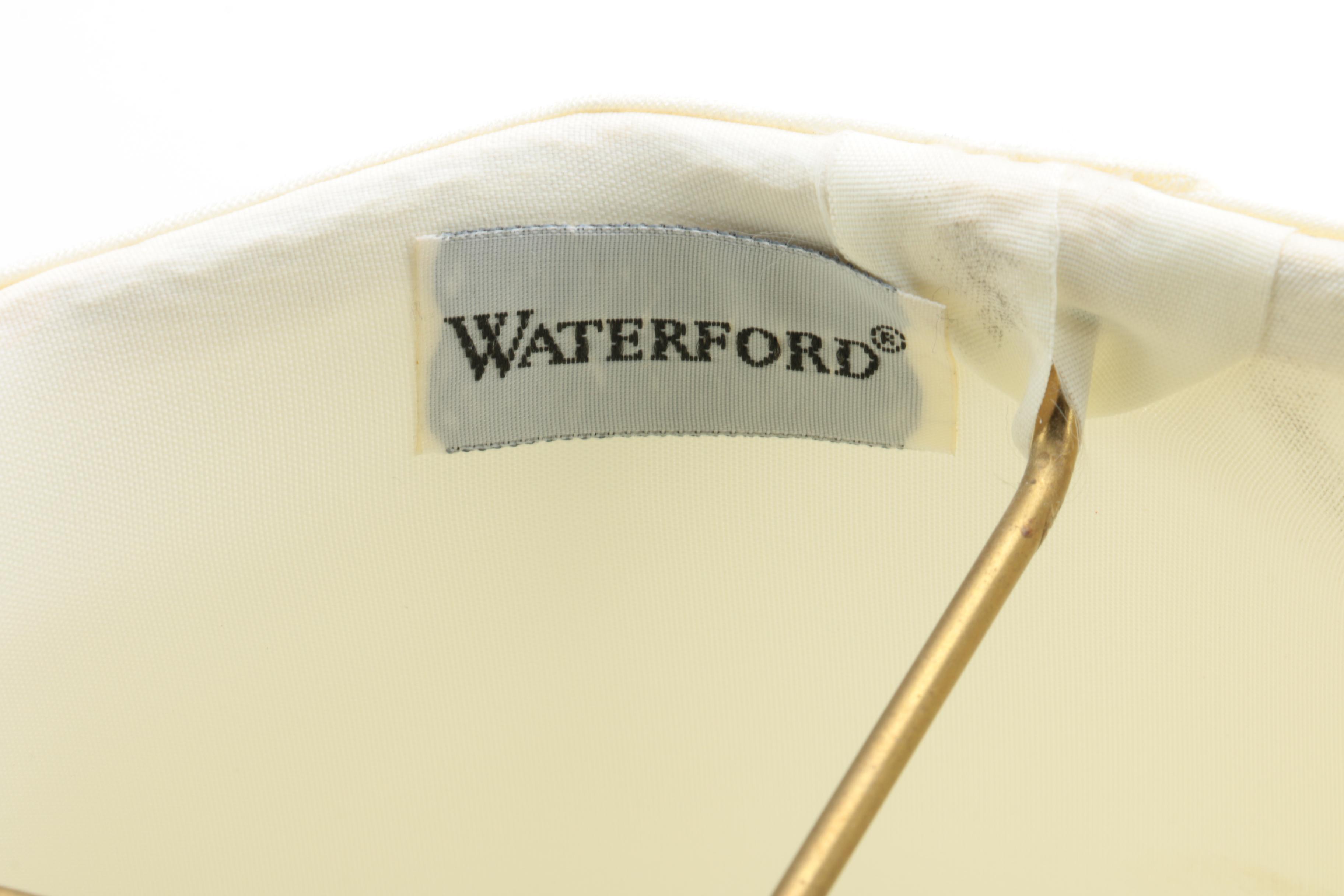 Waterford Crystal "Marlow" Buffet Lamps