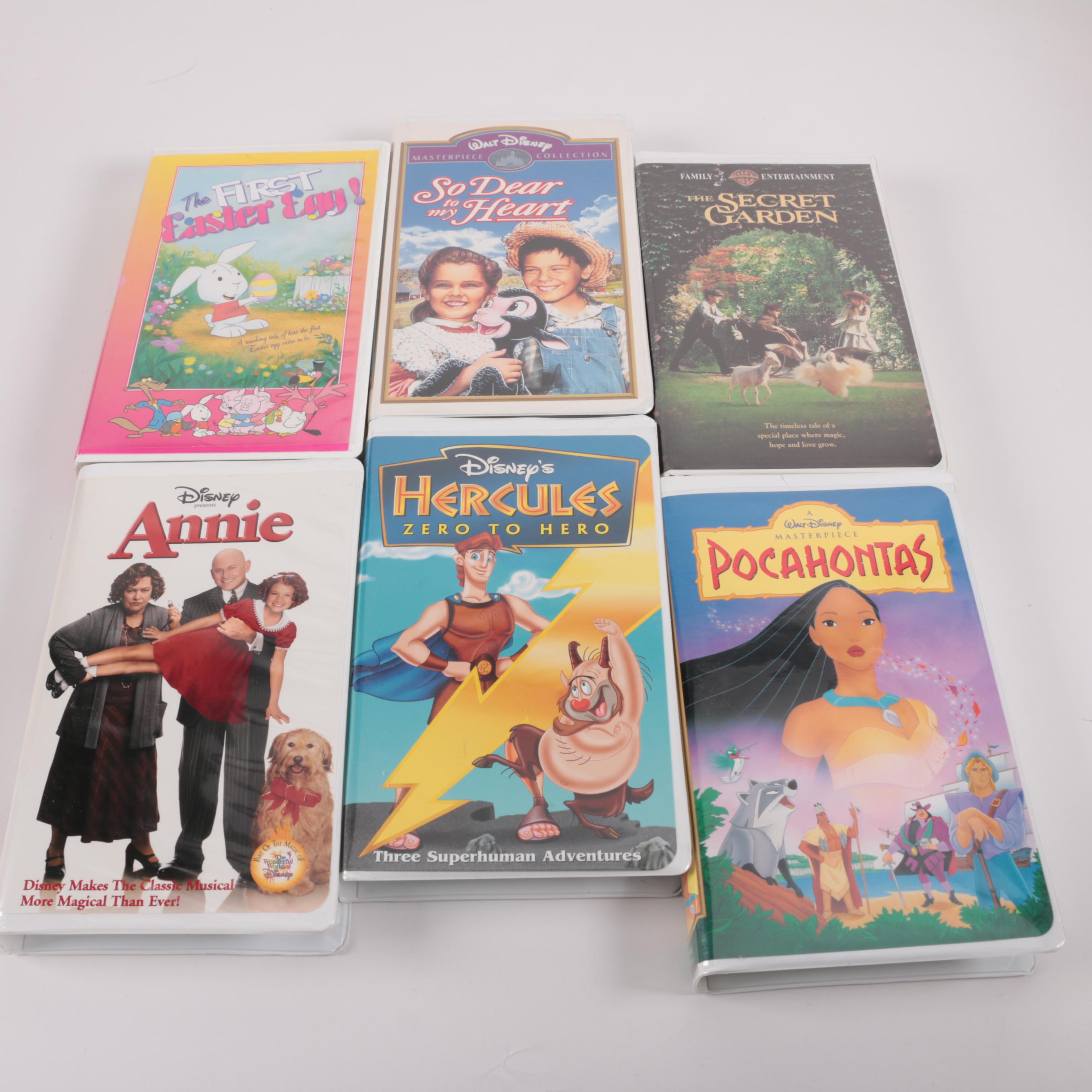 Assorted Children's VHS Tapes including Disney