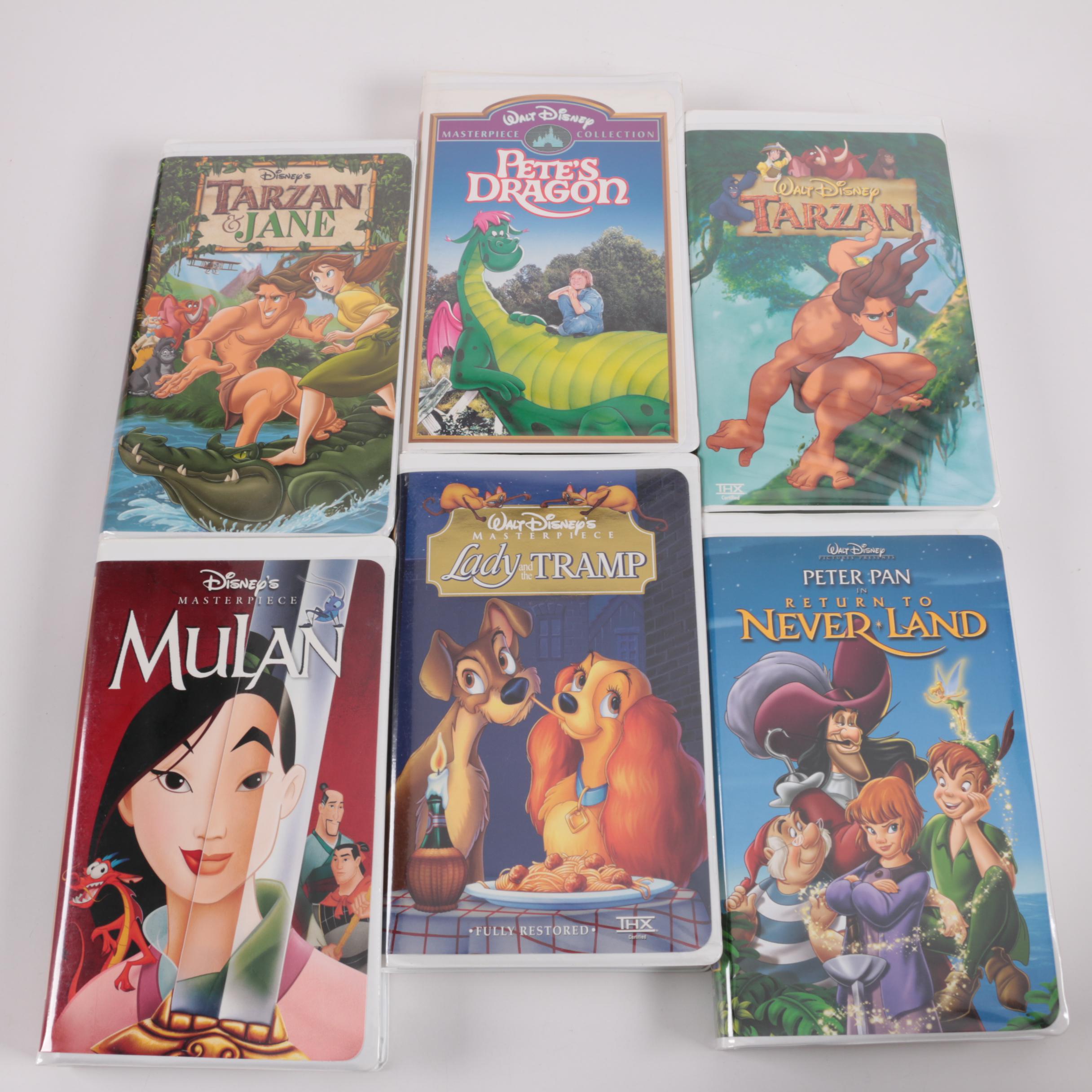 Assorted Children's VHS Tapes including Disney
