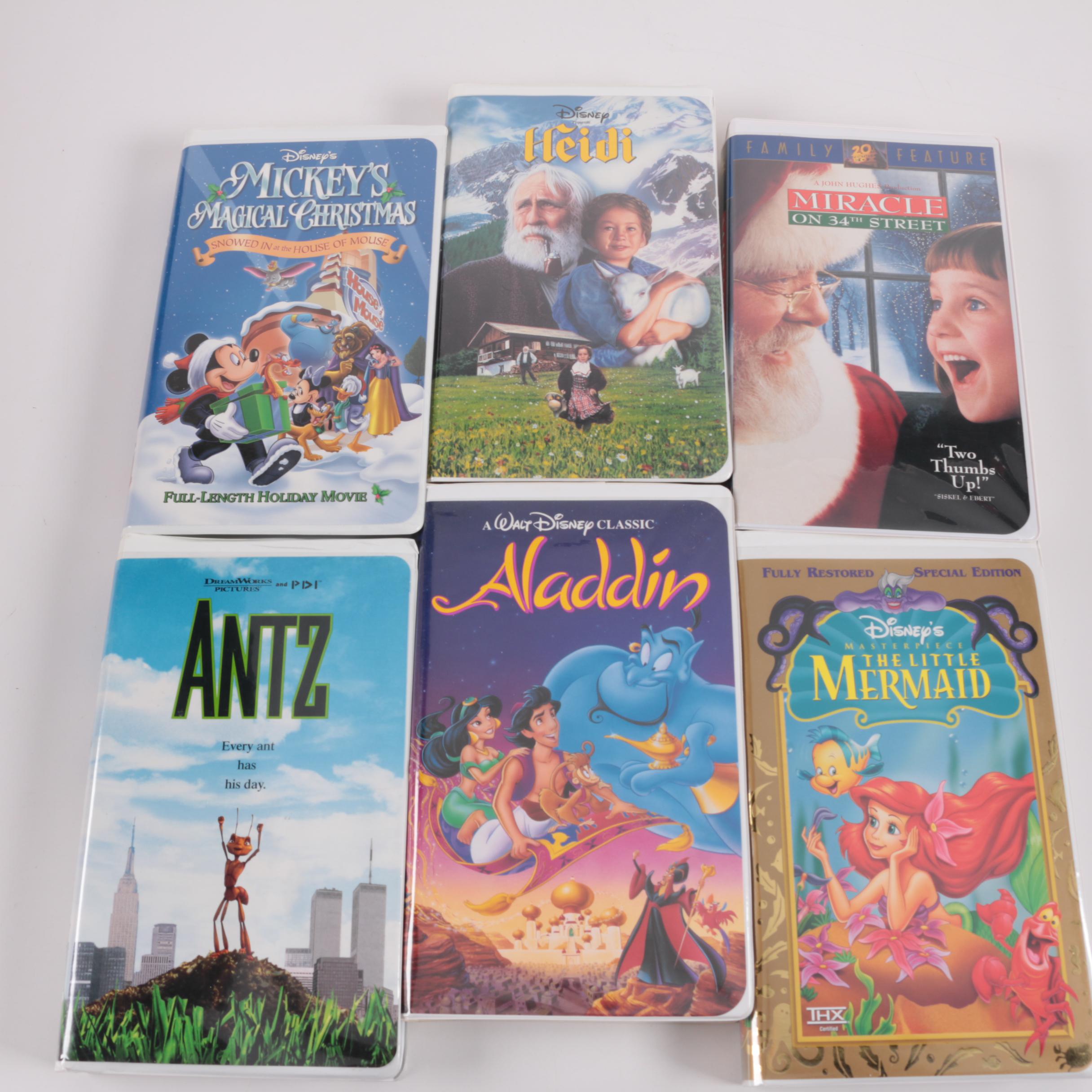 Assorted Children's VHS Tapes including Disney