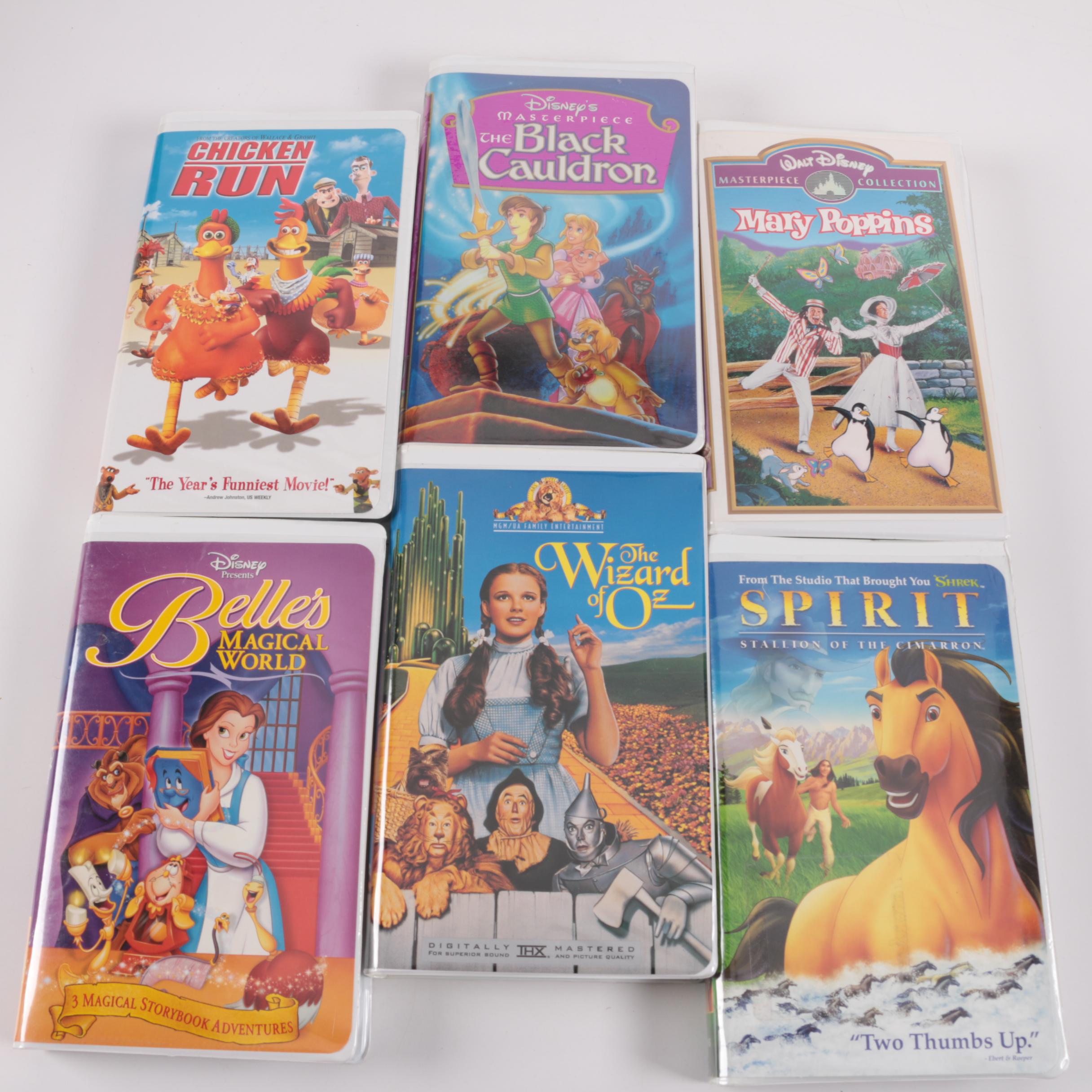 Assorted Children's VHS Tapes including Disney