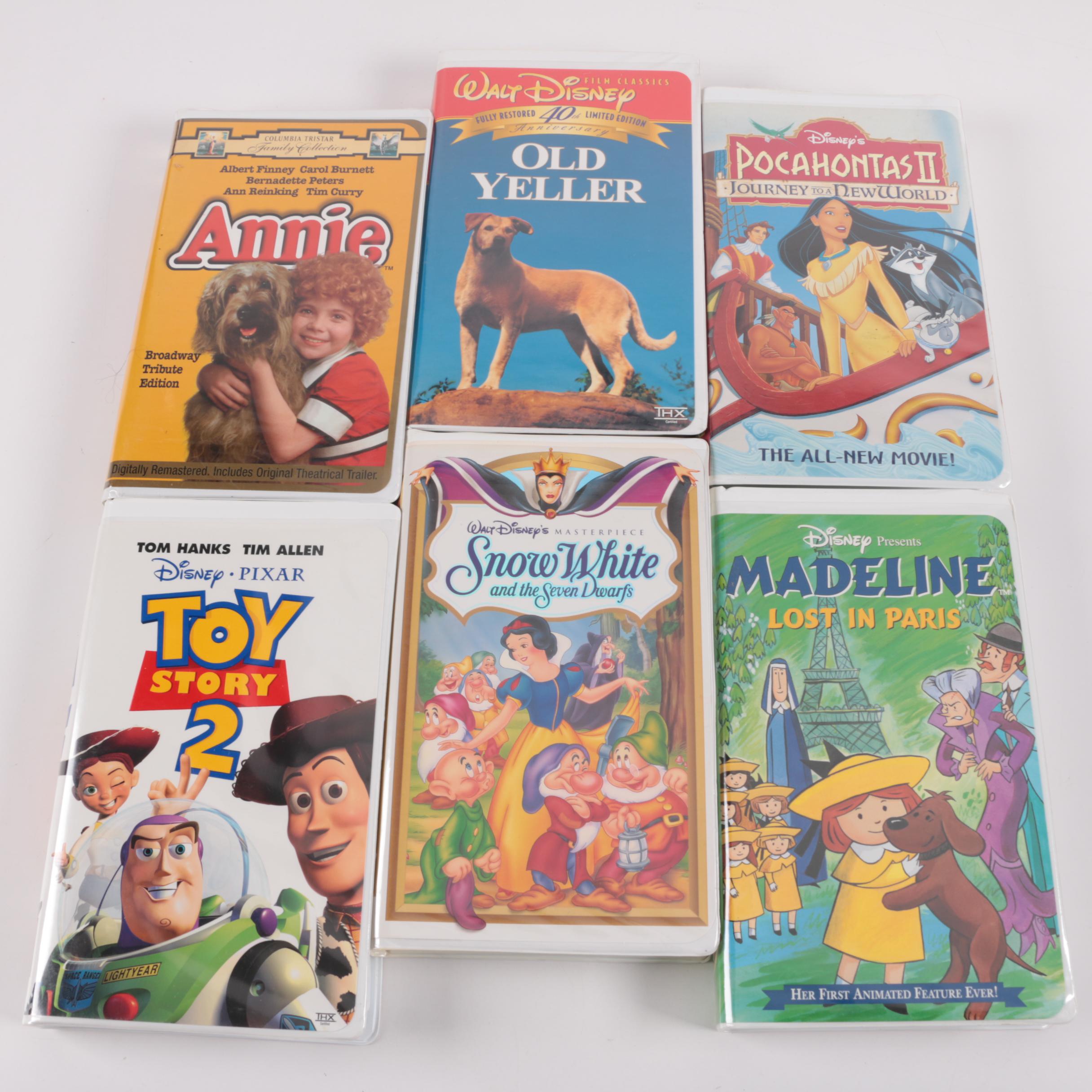 Assorted Children's VHS Tapes including Disney