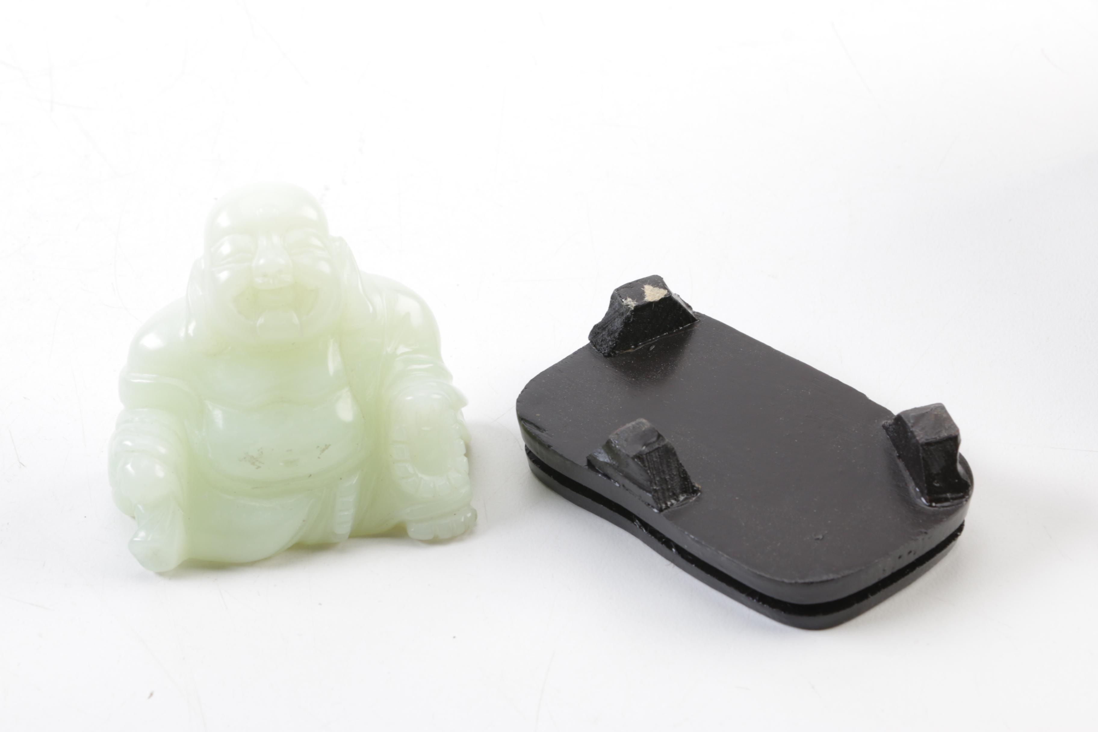 Bowenite Budai Figurine