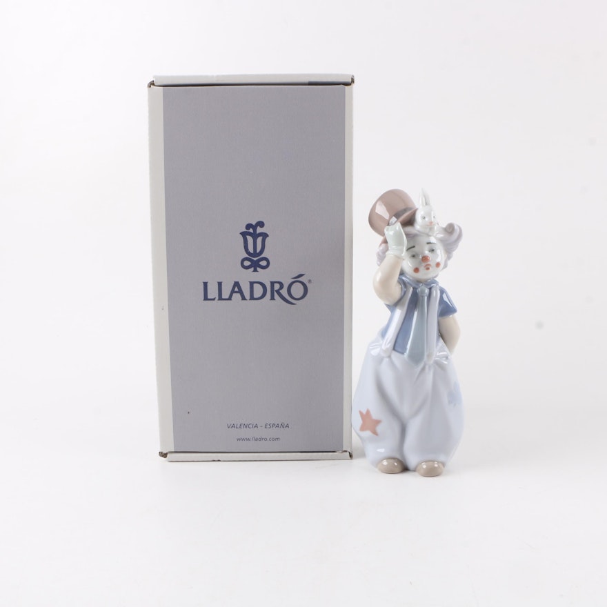 Lladro "The Magician's Hat" Clown Figurine