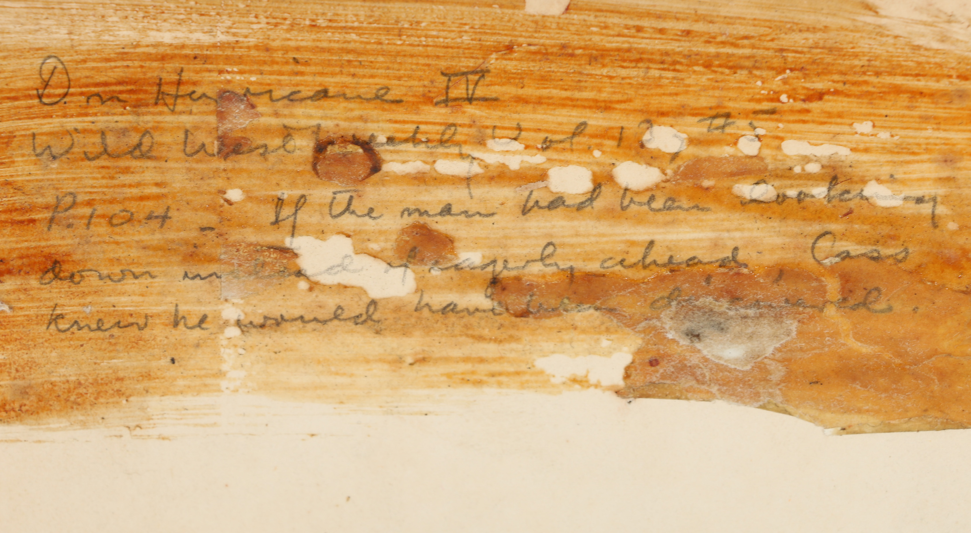 Lorence F. Bjorklund Ink Drawing "Dn. Hurricane, P. 104"