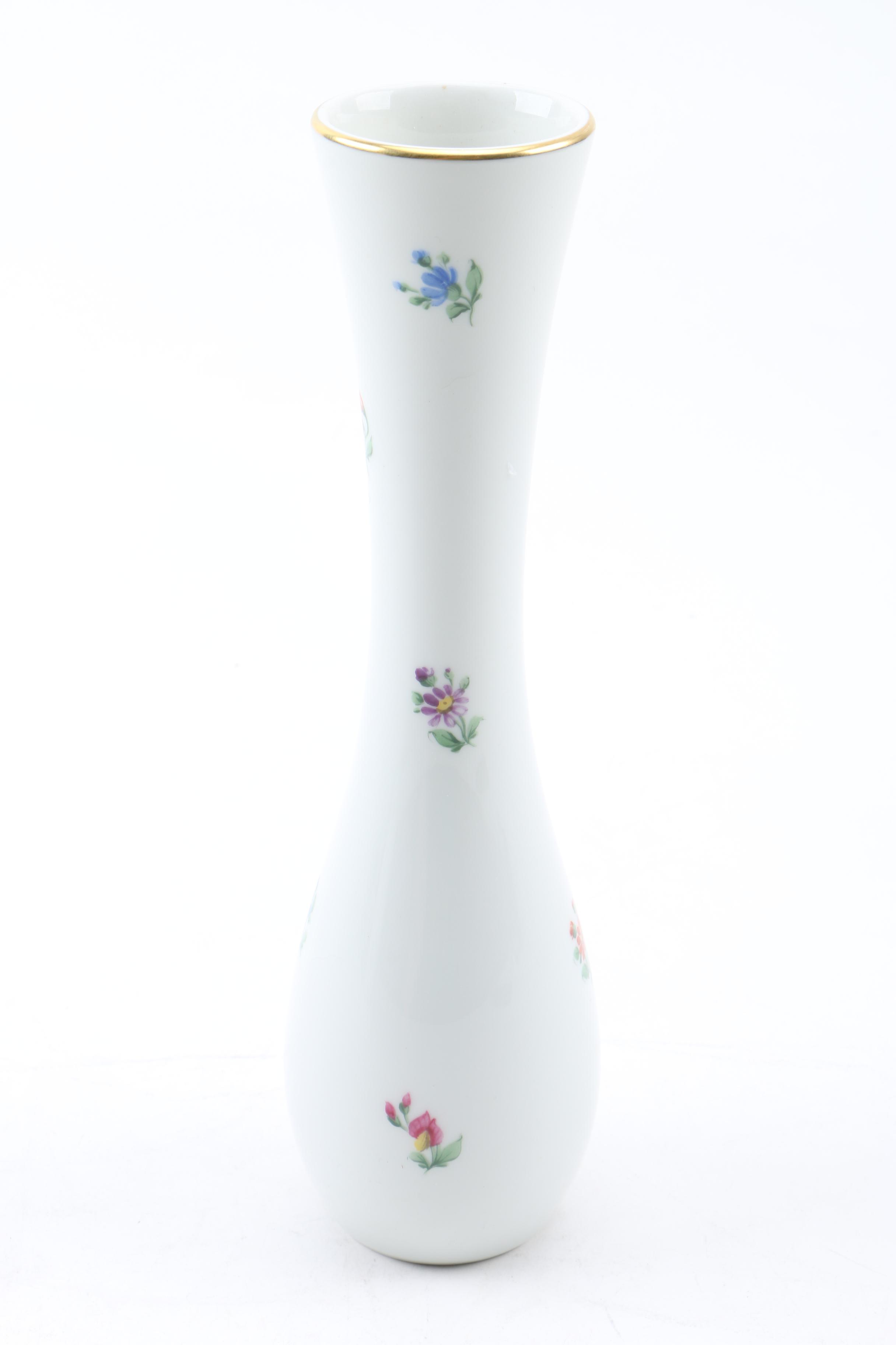 Augarten Wein Austrian Porcelain Vases