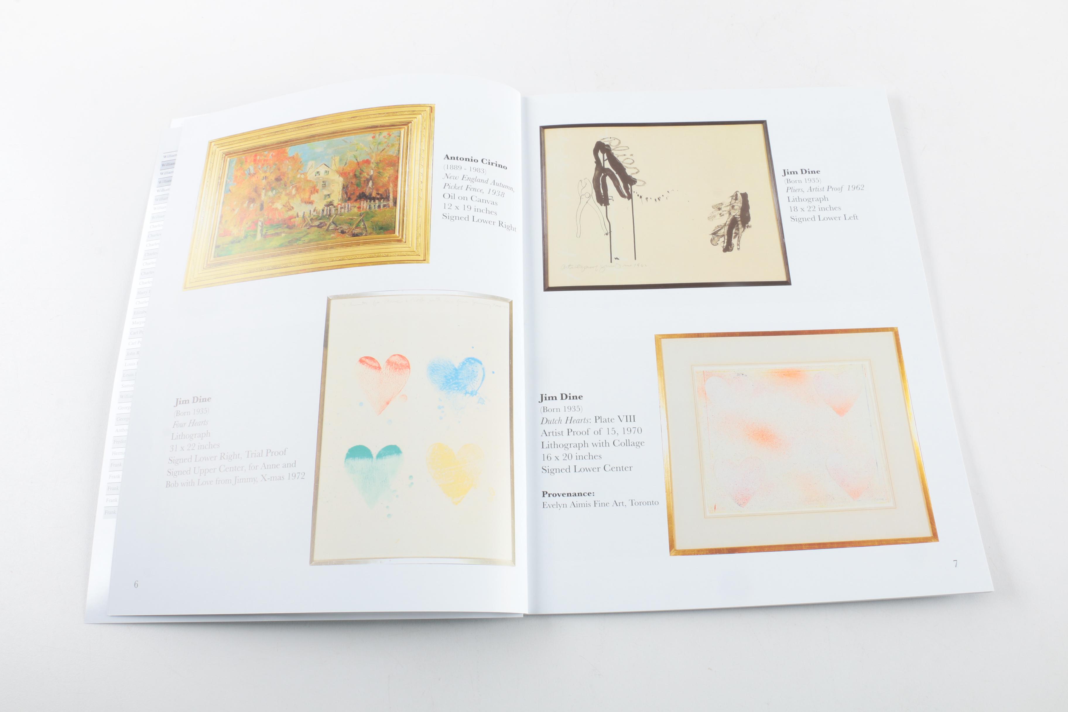 Cincinnati Art Galleries Catalogs Including "Rookwood Pottery Potpourri"