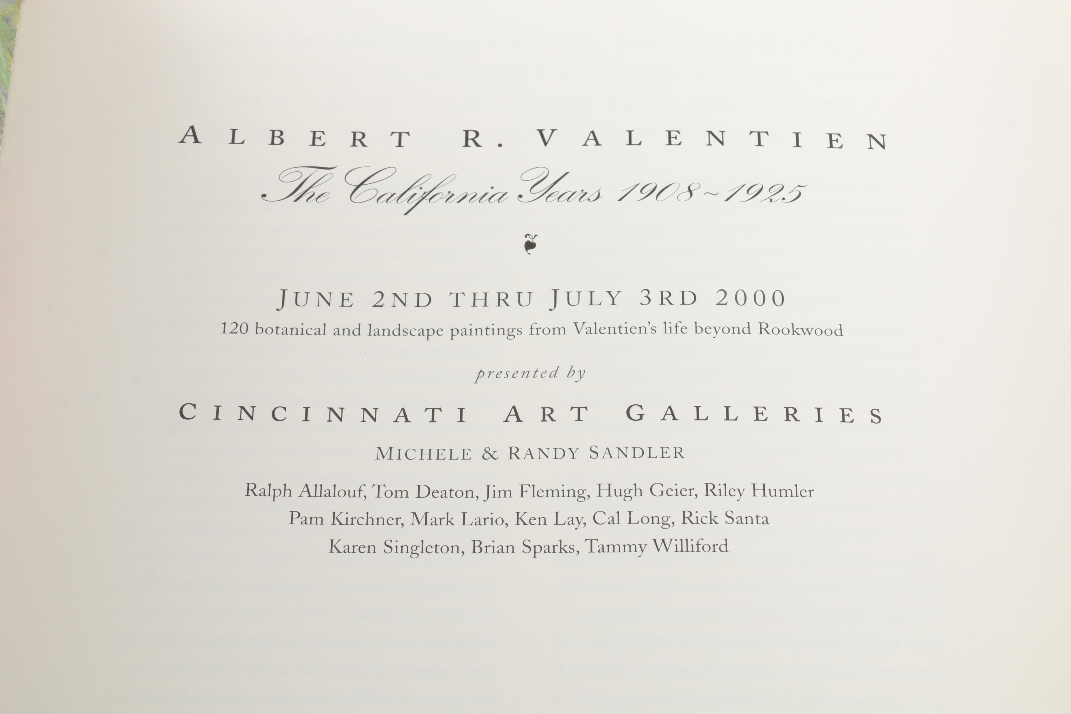 Cincinnati Art Galleries Catalogs Including "Rookwood Pottery Potpourri"