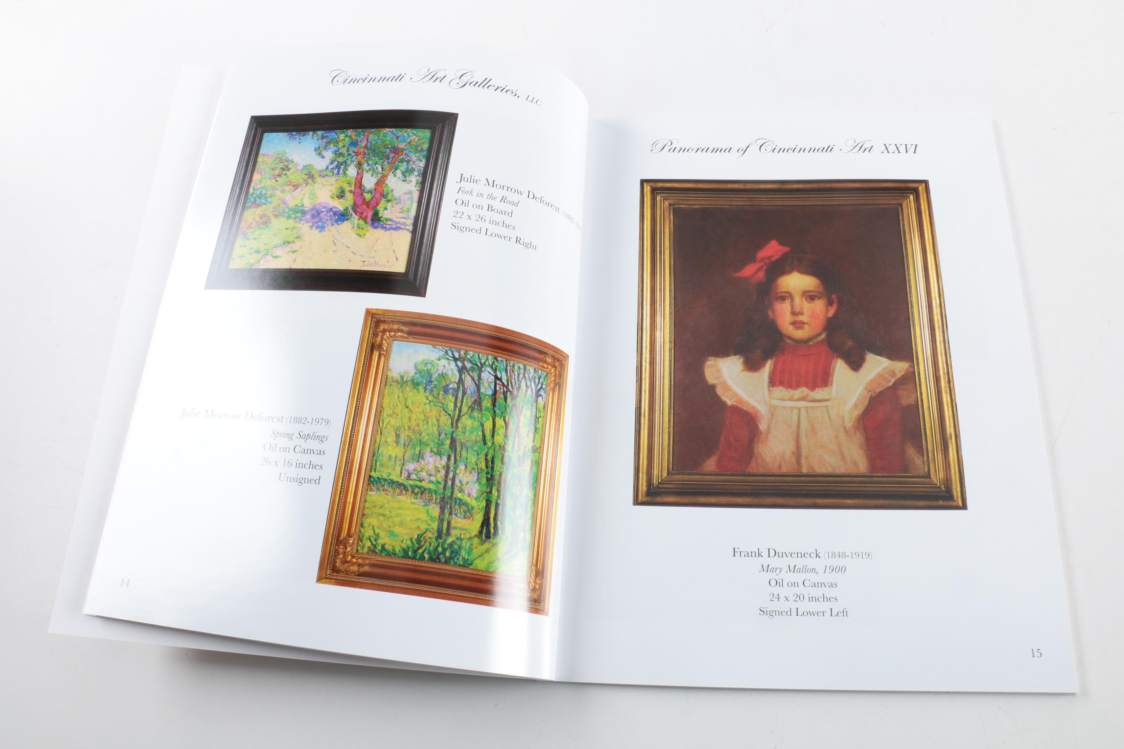 Cincinnati Art Galleries Catalogs Including "Rookwood Pottery Potpourri"