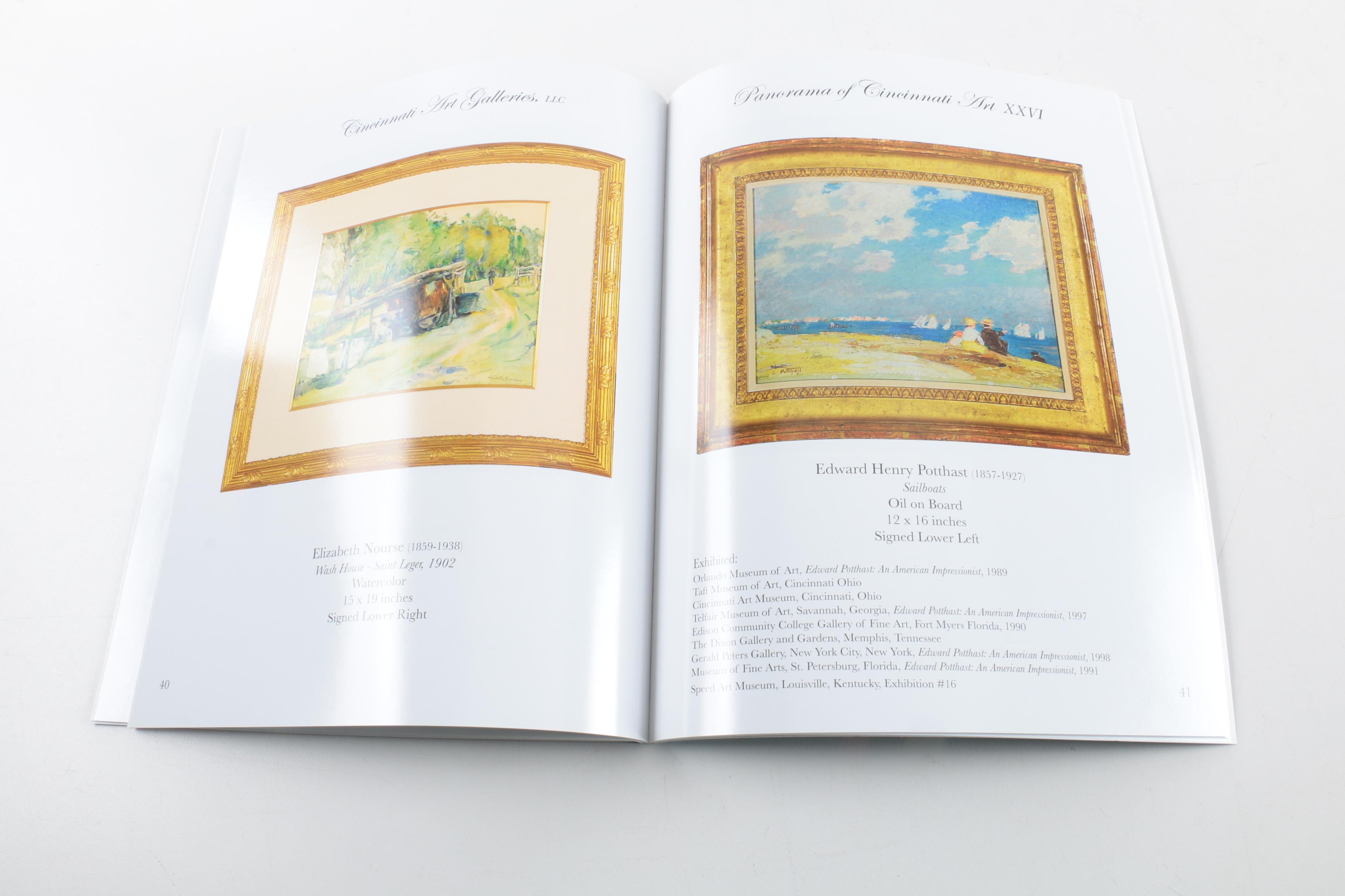 Cincinnati Art Galleries Catalogs Including "Rookwood Pottery Potpourri"